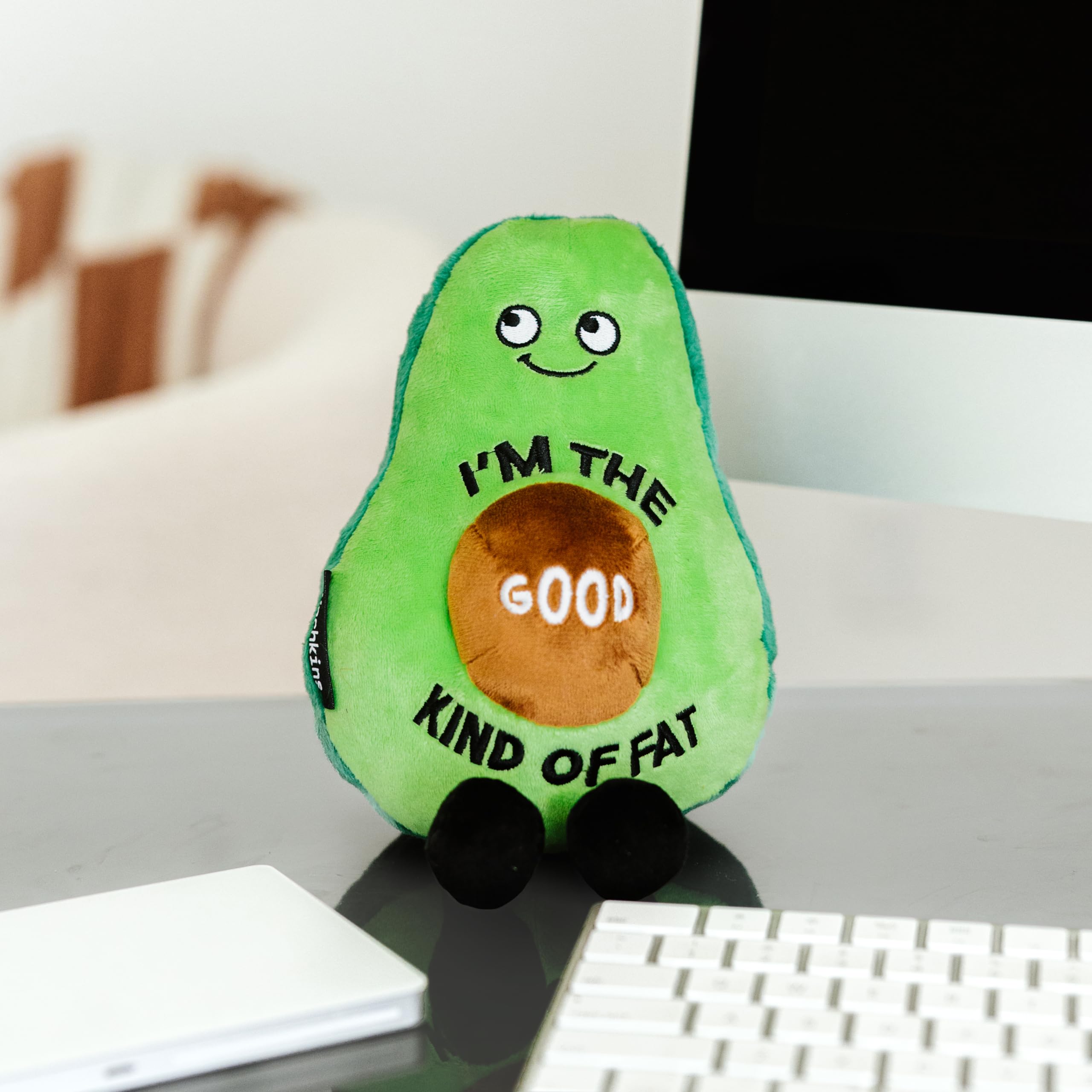 Amazon.co.jp: PUNCHKINS - I'm The Good Kind of Fat Plush Avocado