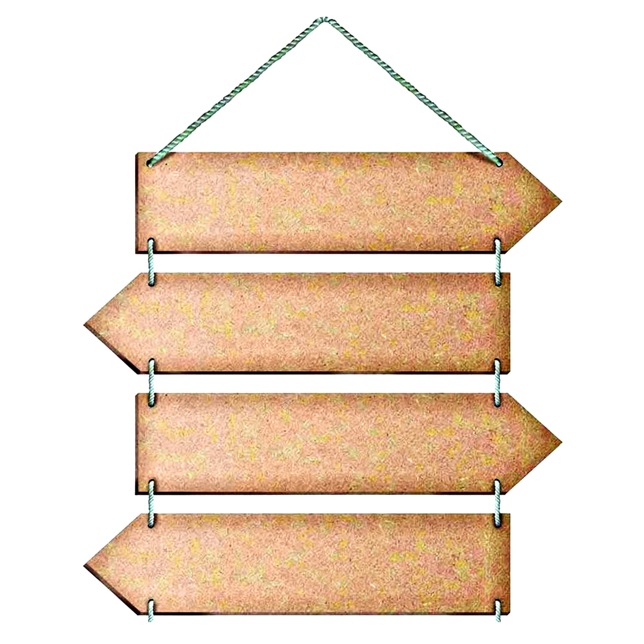 ORMANGO Pack of 6 MDF Arrow Shape Board Cutout Plank for Art and Craft, Rectangle MDF Arrow for Craft Work, DIY MDF Cutouts-image-10