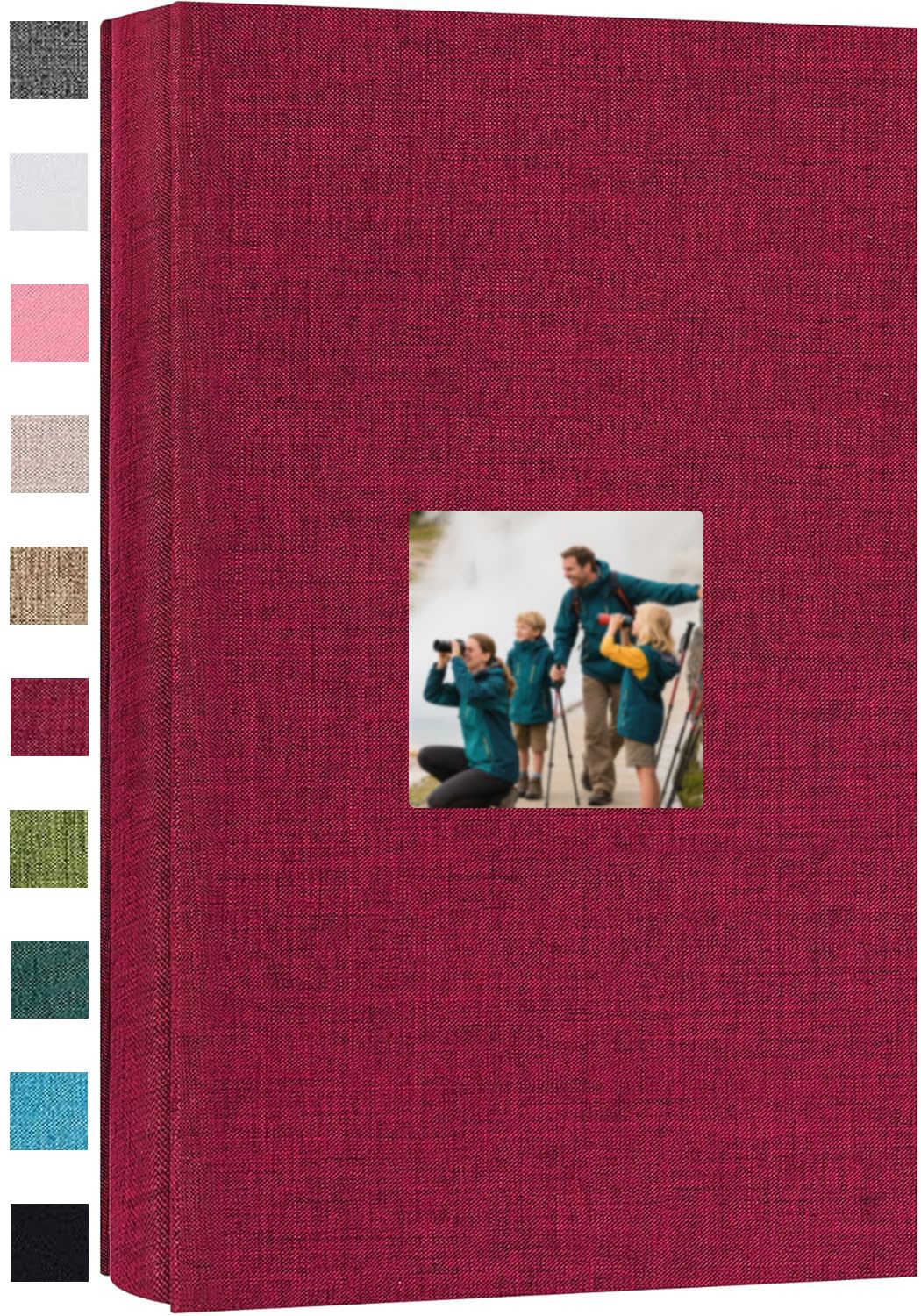Ponping Photo Album 6x4 300 Photos Linen Cover Picture Photo Book for Family Wedding Anniversary Baby Vacation