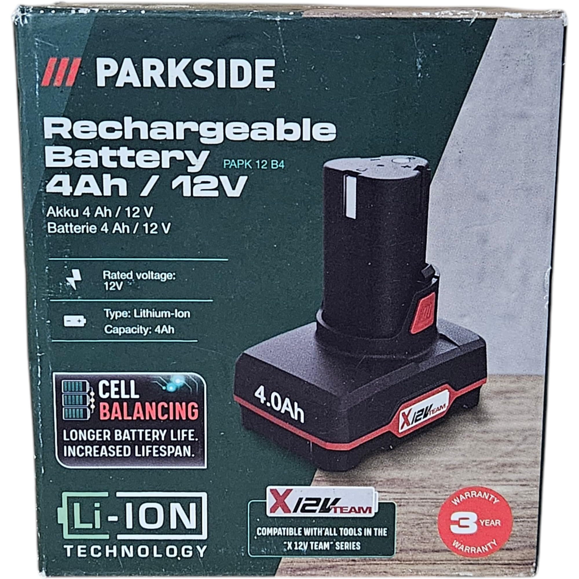 Bateria PARKSIDE PAPK 12 B2 (2020)