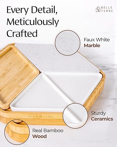 Miniatura 5 de Juego de tablas de quesos  Tabla de madera para servir queso, galletas, carne, aceitunas y más  Tabla de servir para regalo, entretenimiento y