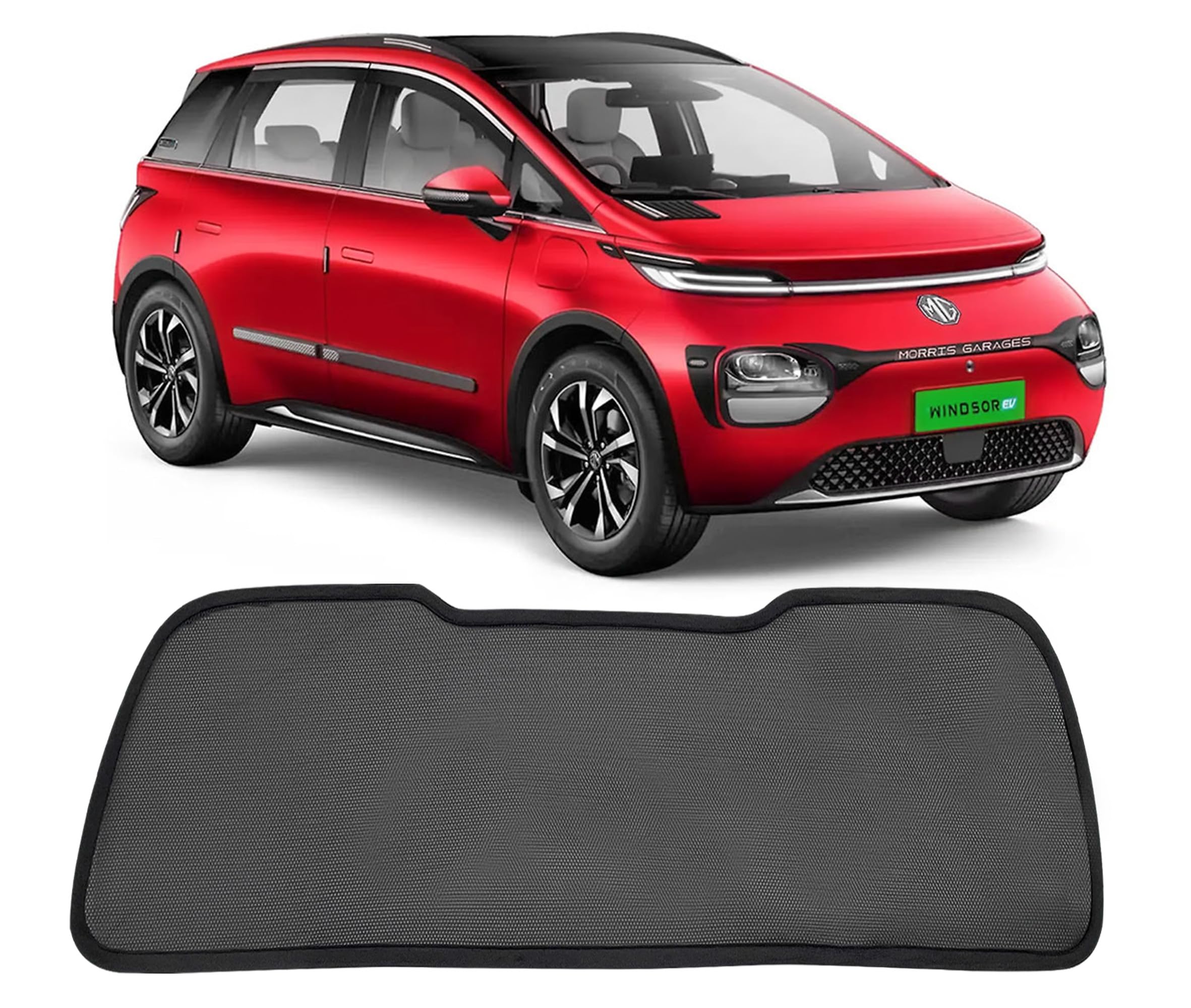 Autofact Dicky Curtain for MG Windsor | Custom Fit Rear Windshield Sunshade | UV & Heat Protection | Foldable Mesh | Privacy & Cooling Car Accessory-image-24