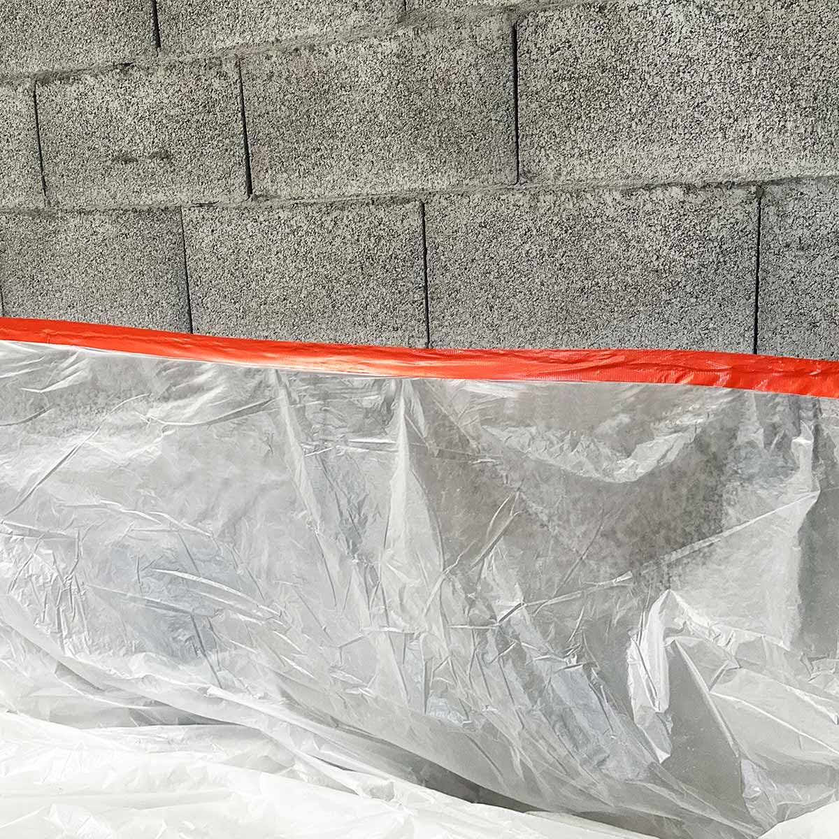 Tecplast Lot de 12 Rubans adhésifs toilés orange 50 mm x 33 m - Rouleau adhésif pour fixer les bâches, fils et câbles
