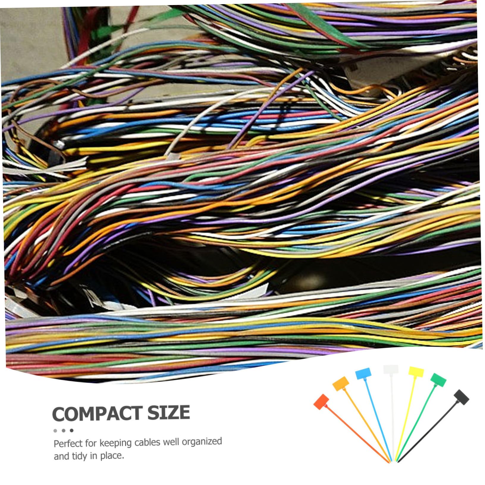 Colliers de Serrage en Nylon 4x150mm Auto-Bloquants, 250 Pcs