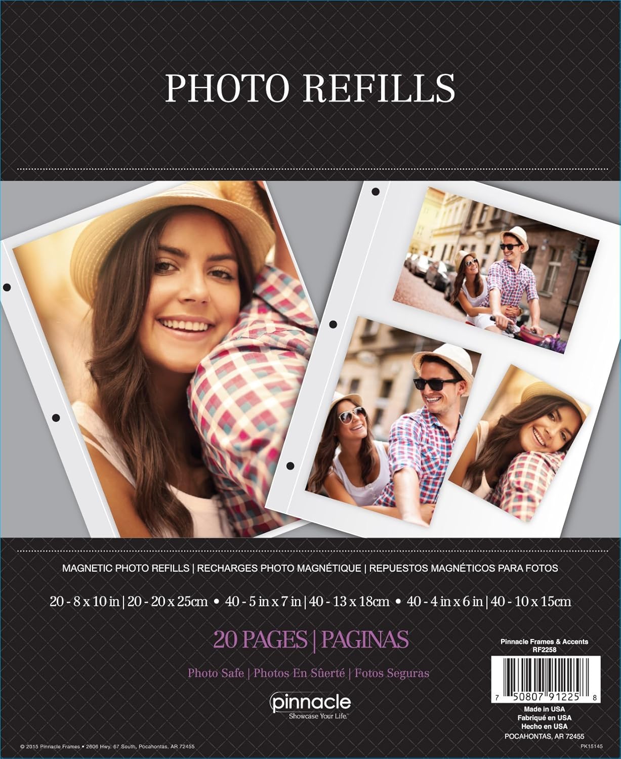 Pinnacle Album and Scrapbook Refill Sheets 10Pack, Clear