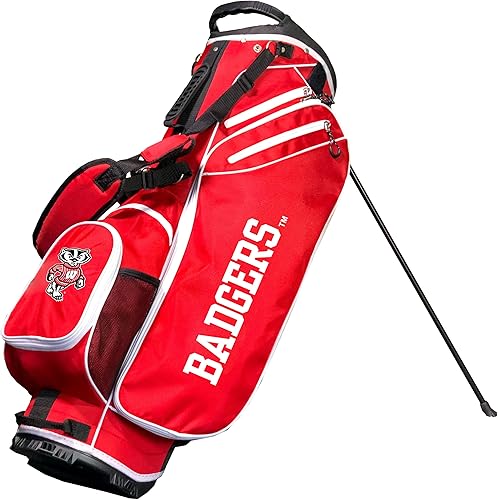 Miniatura 36 de Team Golf NCAA - Bolsa de golf con soporte para pájaros de la NCAA, ligera, divisor de club de 14 vías, soporte de acción de resorte, bolsillo