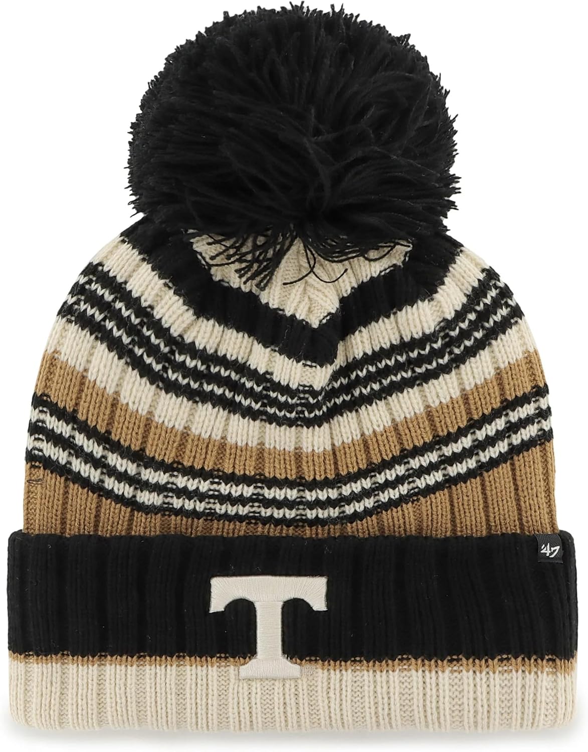 47 Women's NCAA Barista Cuffed Knit Hat with Pom - Ladies Cuff Beanie Cap