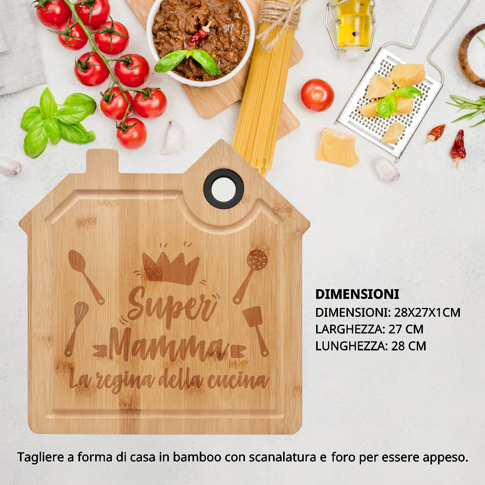 Tagliere In Legno Personalizzato Con Incisione 'Ricetta Per Una Nuora Speciale' – Regalo Per Nuora, Figlia, Mamma - 3