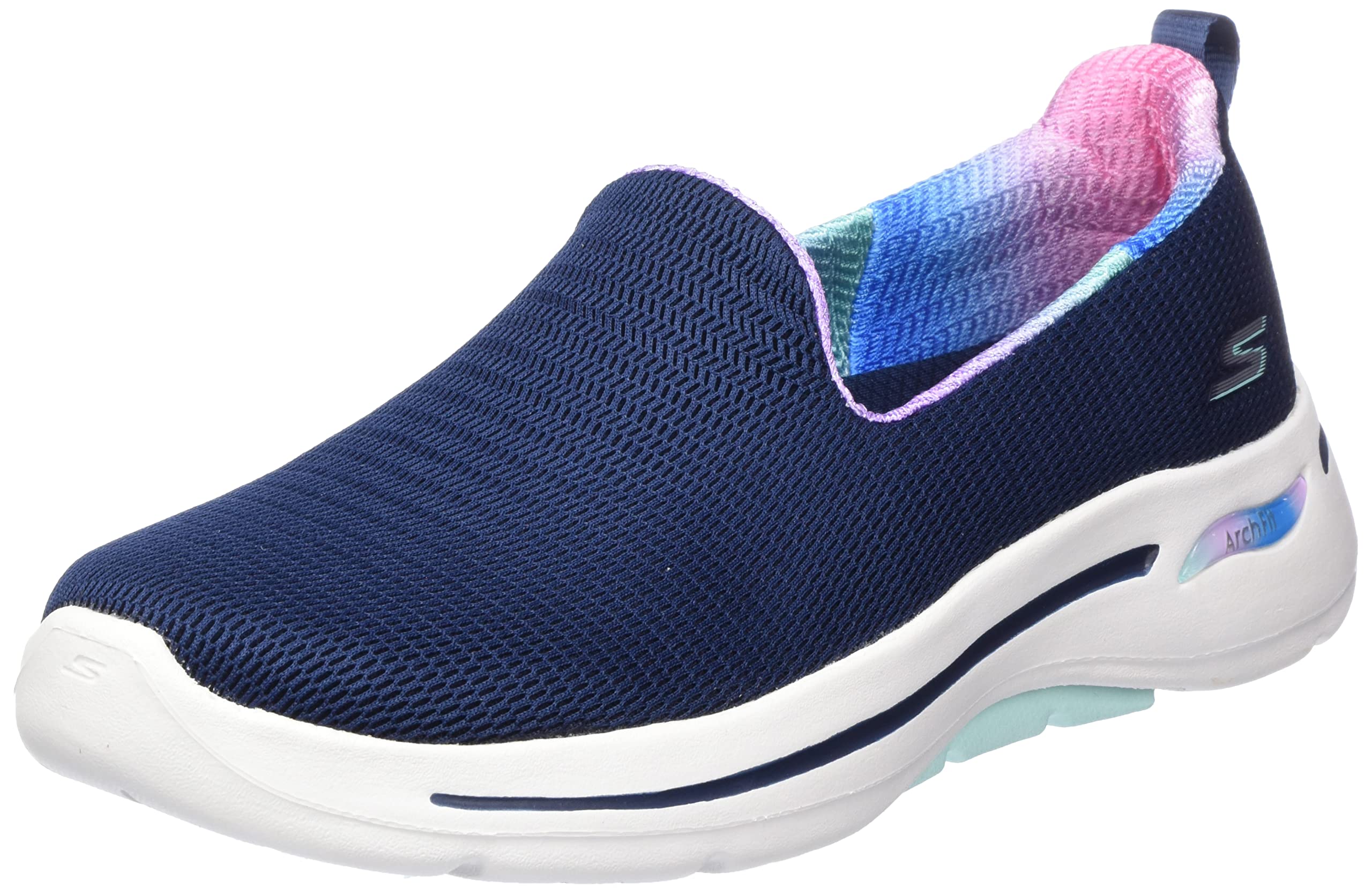 Skechers 124867 BKHP, Zapatillas Mujer