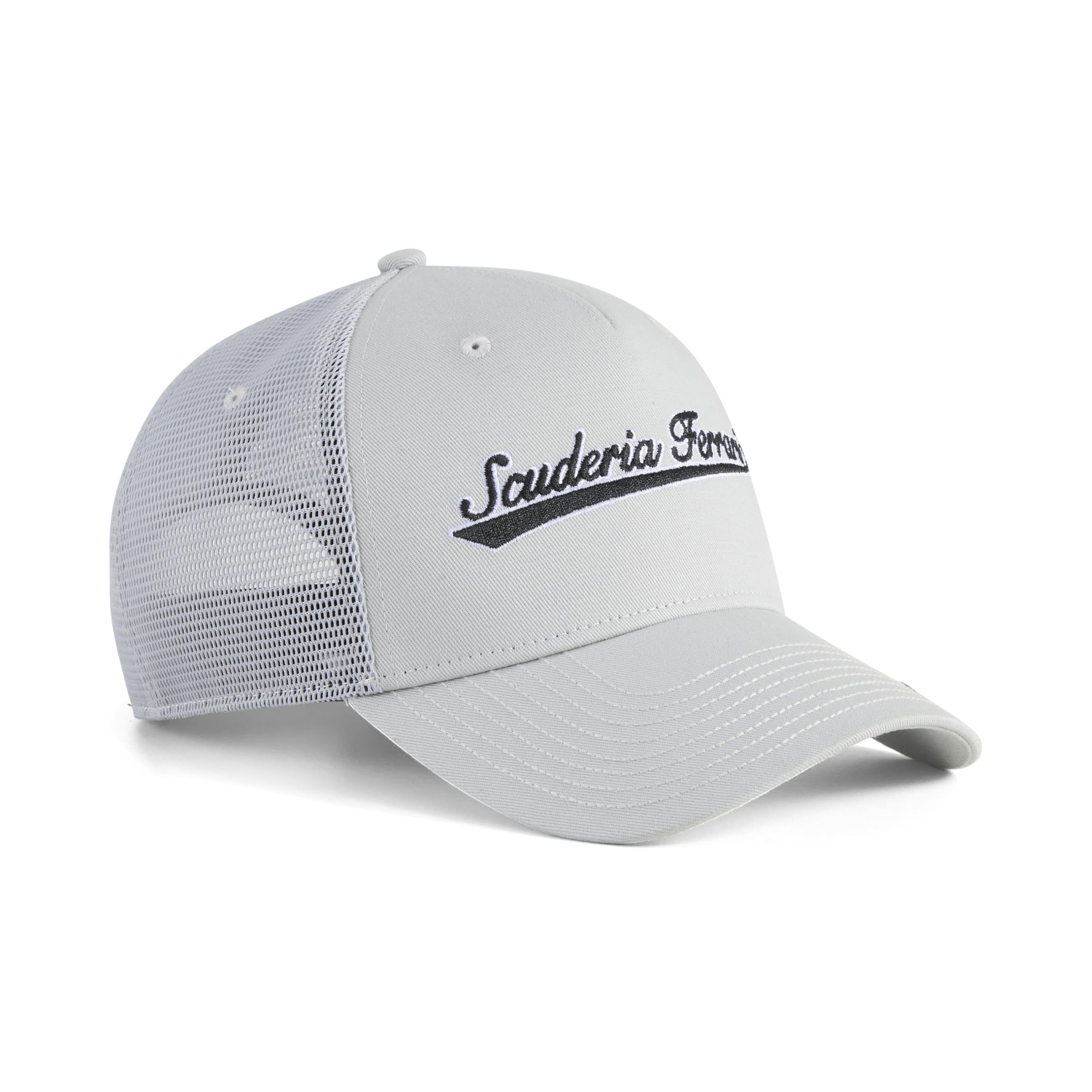 PUMA Scuderia Ferrari F1 Logo Trucker Cap - White - One Size Fits Most