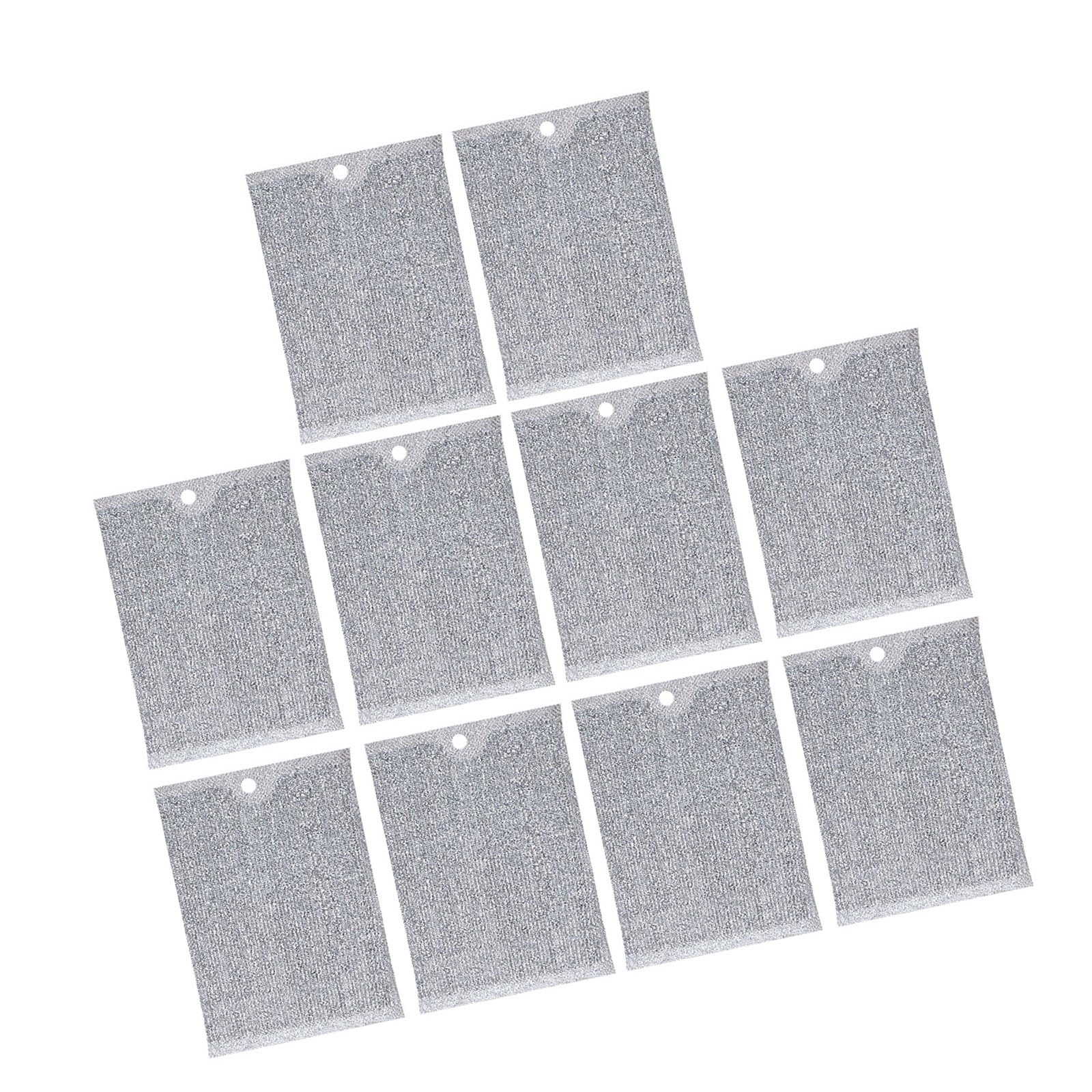 Shurhome Efficient Scrubbing Pad Double Layer Design Scouring Cloth Stubborn Greases Removal Kitchen Dishwashing Essential Kitchen Scrubber for Cookware
