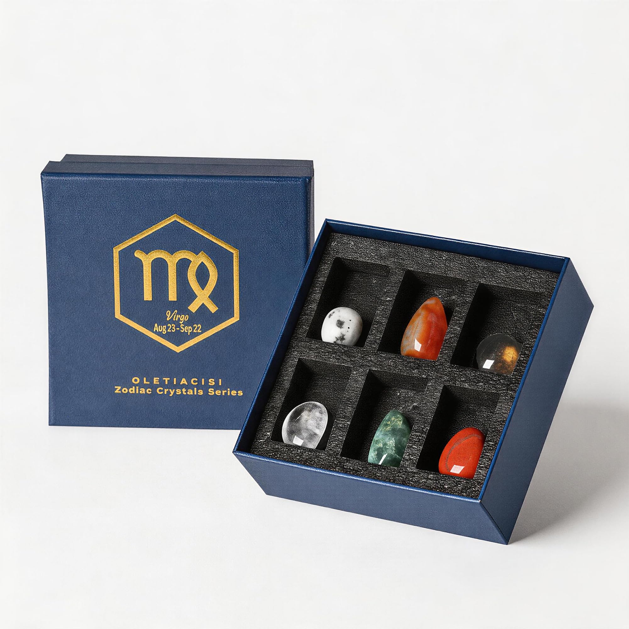 Virgo Zodiac Crystals Set