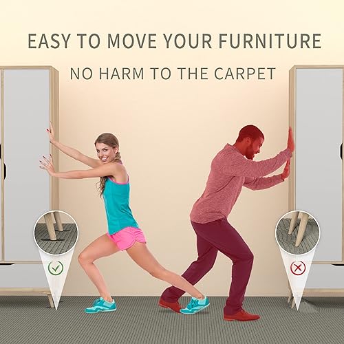 Miniatura 5 de Yelanon Deslizadores de muebles, 8 protectores de piso de 9.5 pulgadas para muebles, deslizadores de muebles de larga duración, fácil movimiento de