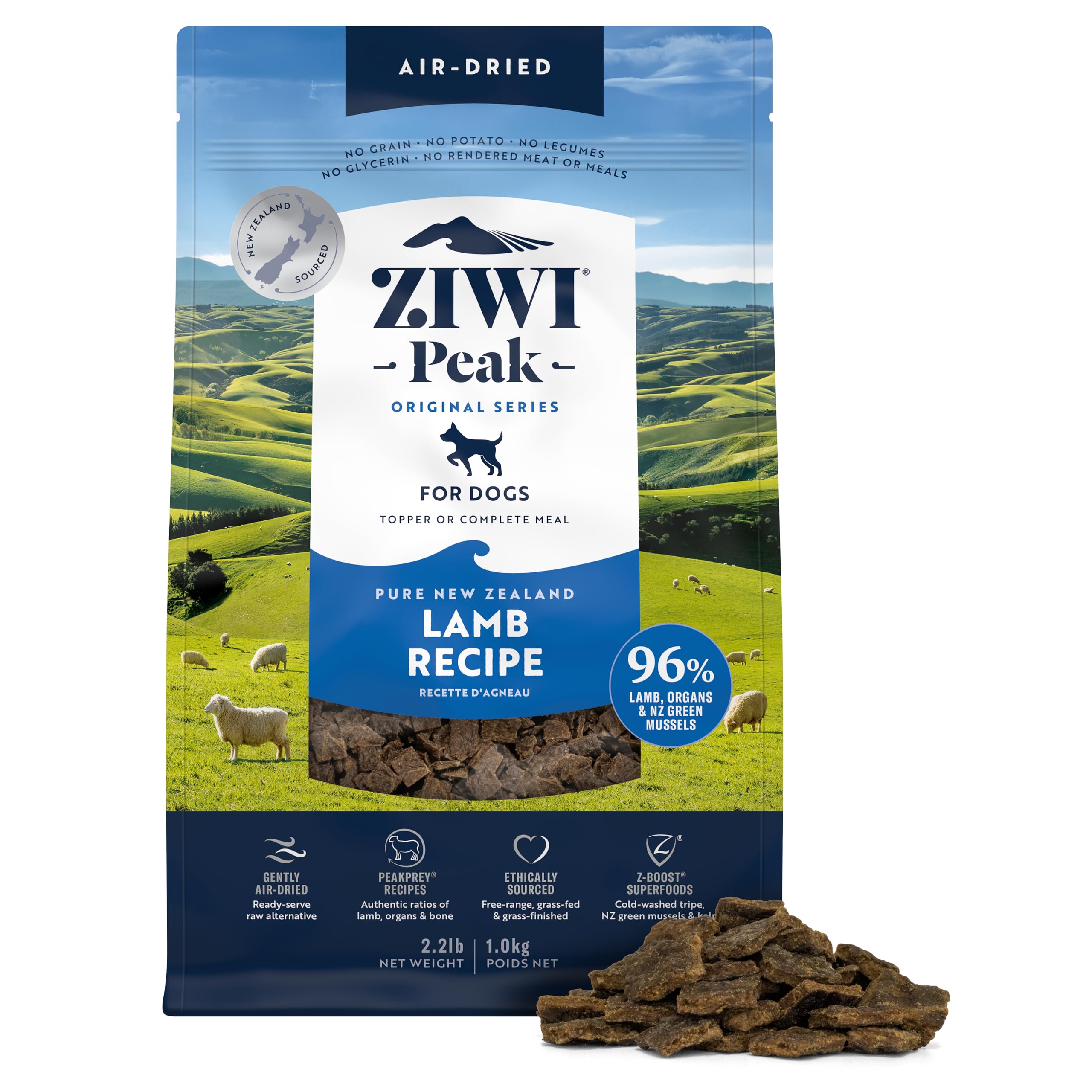 ZiwiPeak Dog Dry Food Lamb 1KG