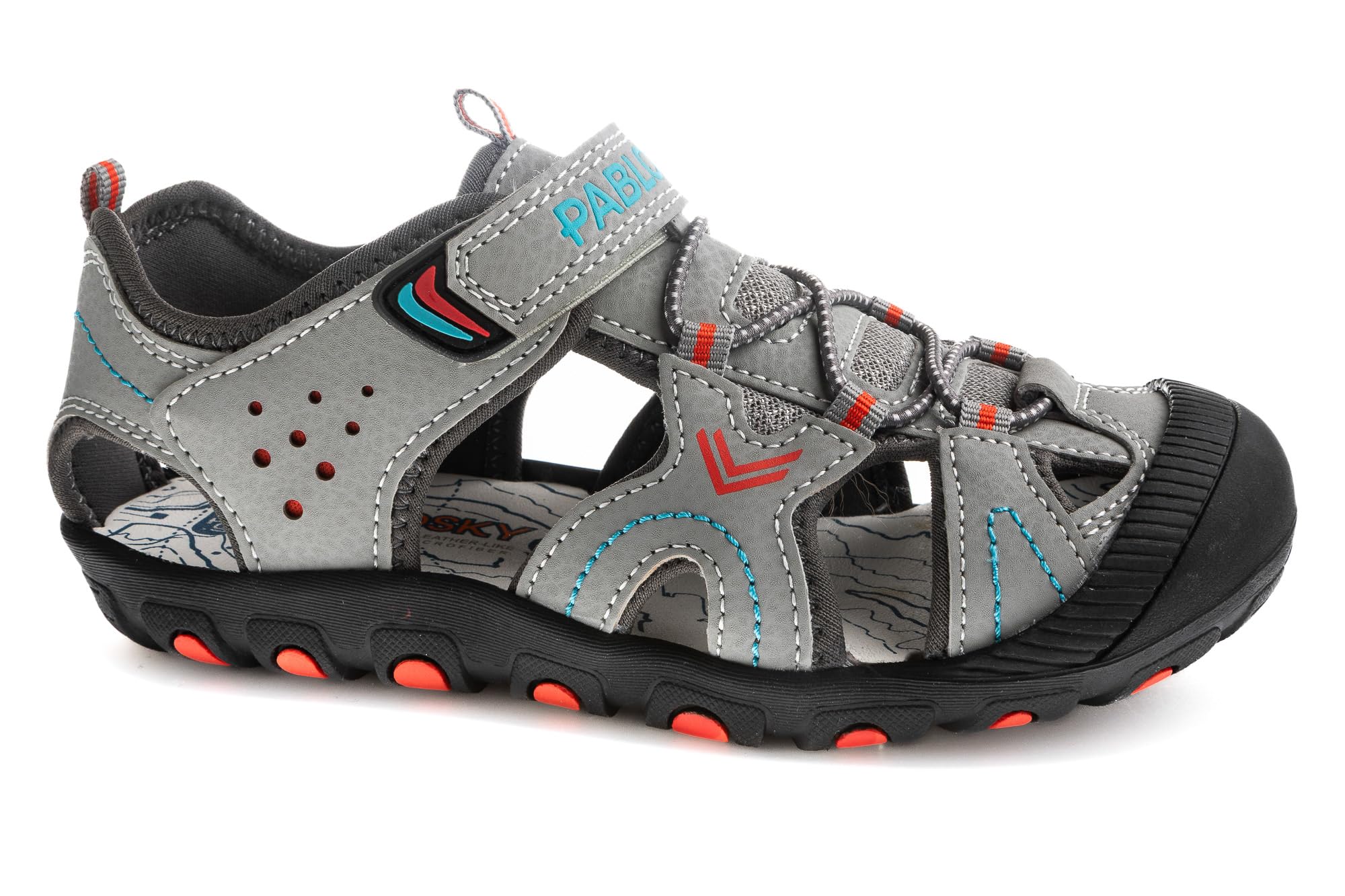 Pablosky Damen Grau Camping 985950, Sandalen, 28 Eu