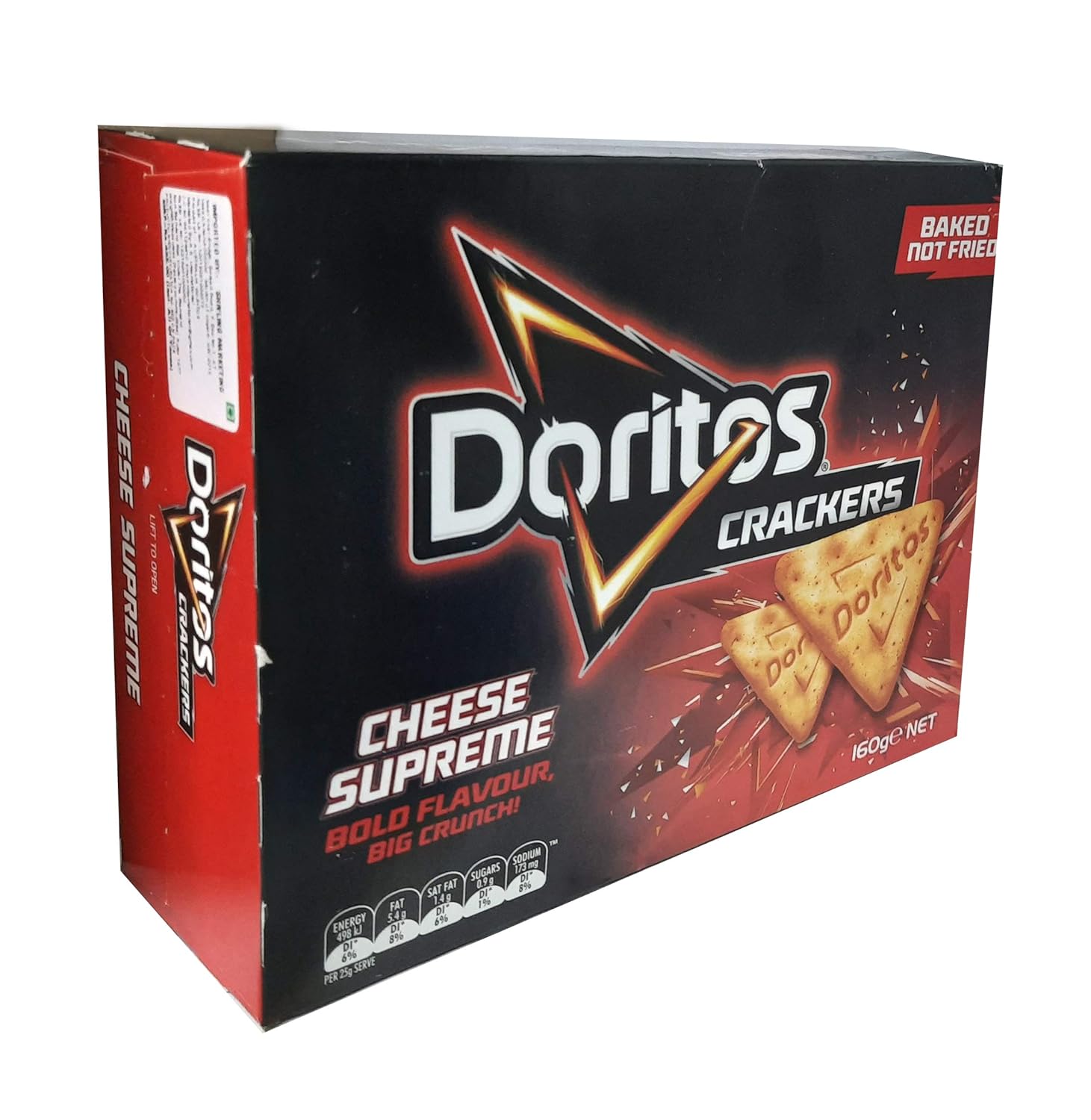 Doritos Crackers Cheese Supreme Flavoured, 160gm Amazon.in Grocery