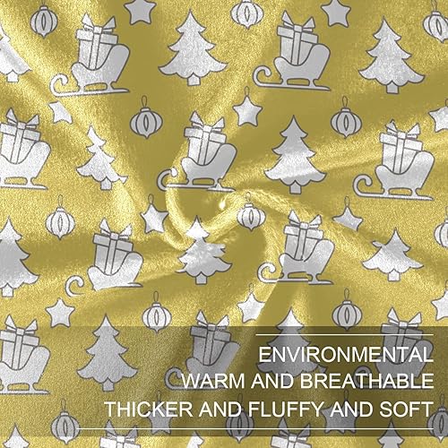 Miniatura 7 de Merry Christmas Flannel Fleece Blanket 60x90 Inches Cozy Fall Blanket for Couch, Car, Bedroom