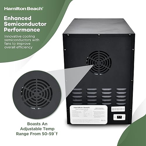 Miniatura 9 de Hamilton Beach, Enfriador de vino y bebidas de 22 botellas