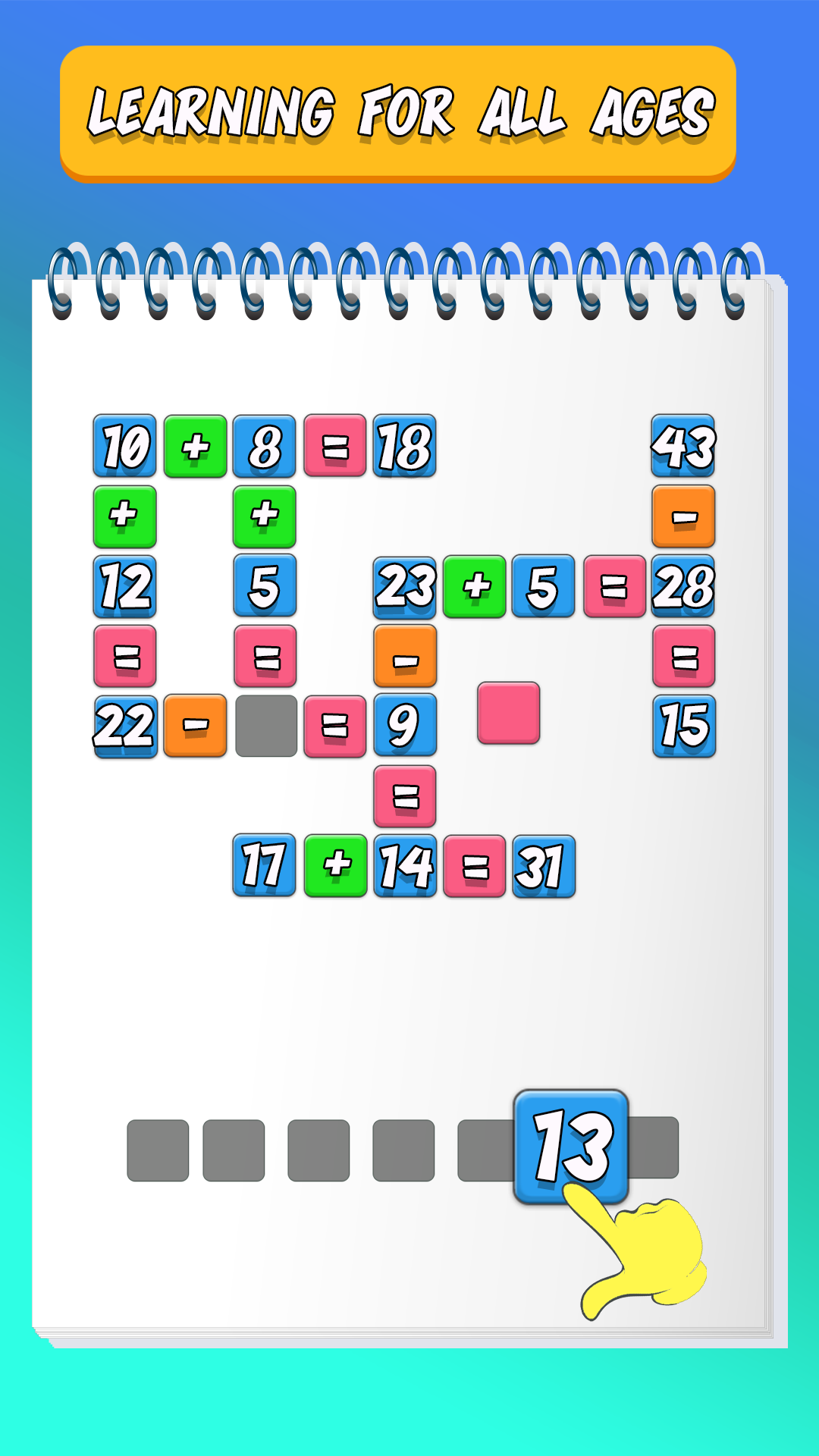 Kids Math Games Cross Match - Math Puzzle Game - App on Amazon Appstore