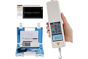 HP-500N Force Gauge Push Pull Gauge with USB Output for Tension and Compression Load Tests