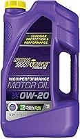 Royal Purple ROY51020 0W-20 High Performance Synthetic Motor Oil 5qt - API Licensed Superior Engine Protection