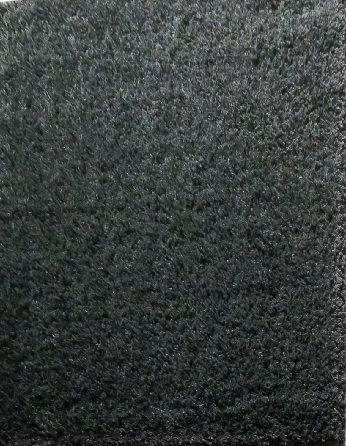 ASPECT 120 x 170 cm Polyproplene Glamour Luxury Soft Shaggy Dark Grey with Silver Specks, Dark Grey