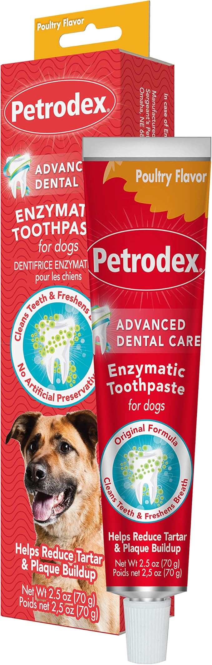 Petrodex Toothpaste for Dogs and Puppies, Cleans Teeth and