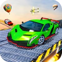 Mega Ramp Stunt Car Racing