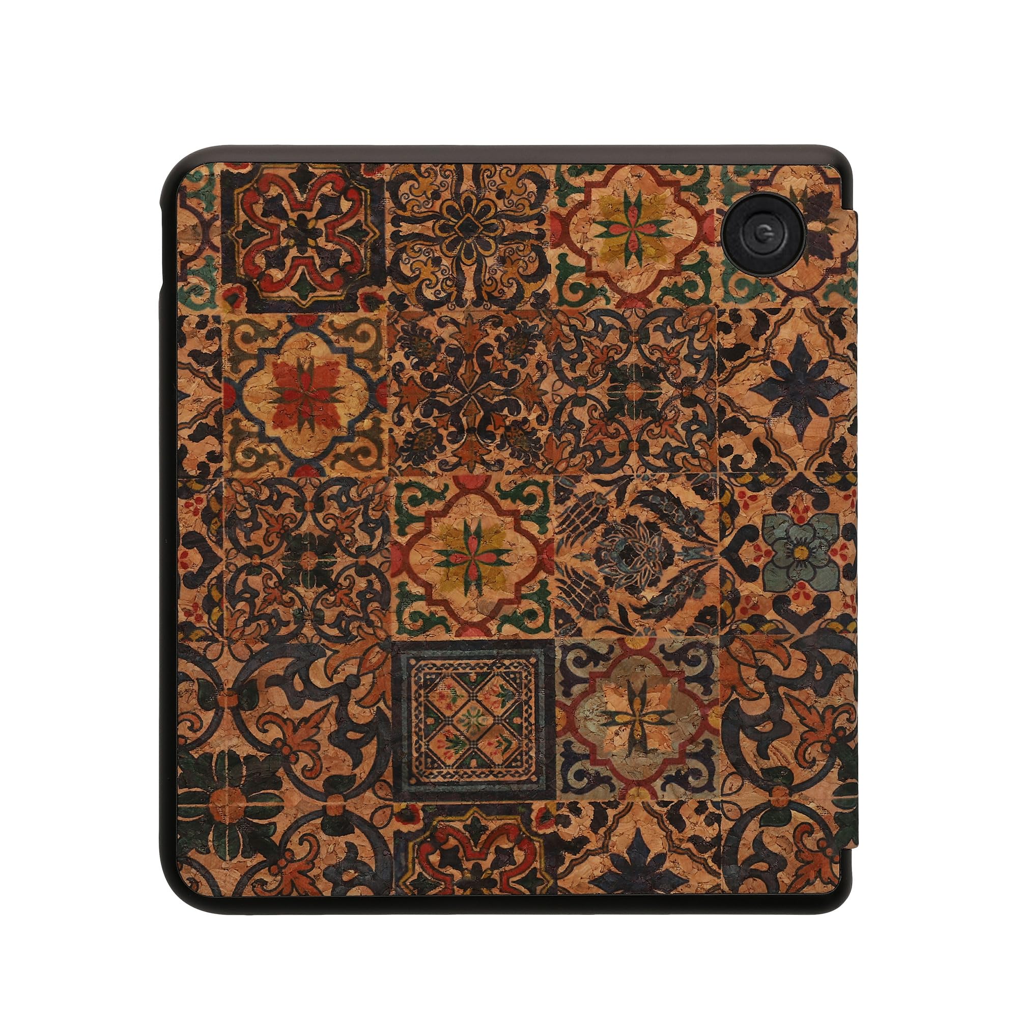 Funda De Corcho Natural Para Kobo Libra Colour – Tapa Con Cierre Magnético, Diseño Mandala, Protección Contra Caídas Y Arañazos