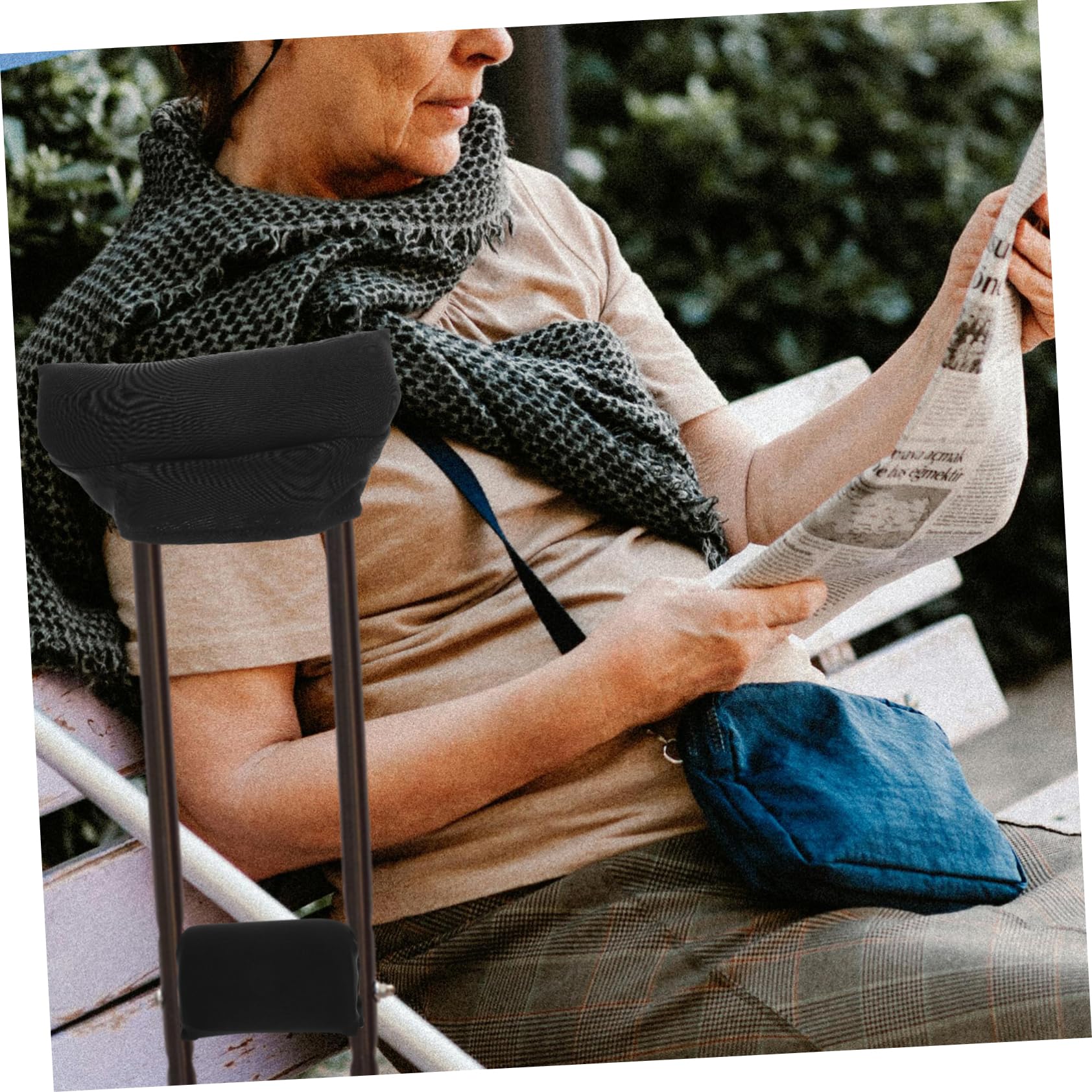 5juegos Almohadillas Para Muletas Funda De Axila y Reposamanos Material y Antideslizante Accesorios De Crutch Para Mayor Confort y Seguridad Para Uso Diario
