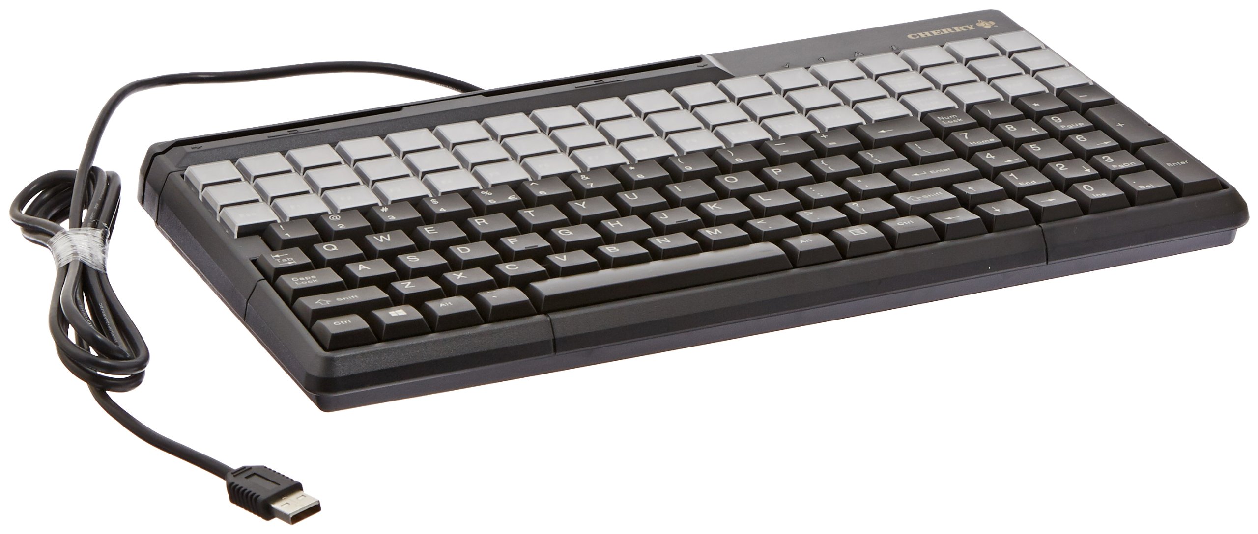 ☆CHERRY　キーボード　G86-61411　カードターミナルタッチパッド搭載 CHERRY LPOS (Large Point of Sale) MSR Touchpad Keyboard