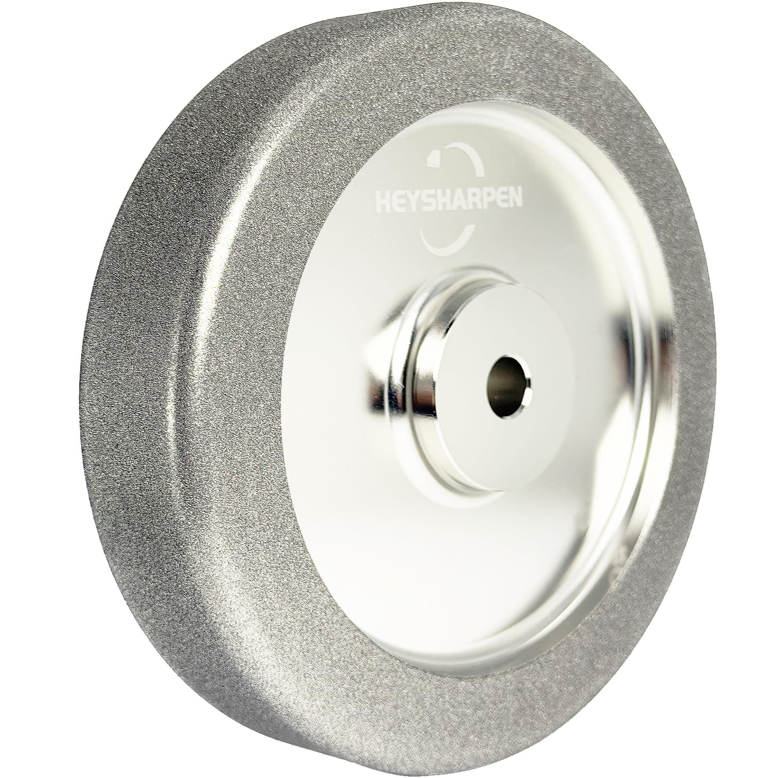 Muela abrasiva 4 en 1 Plus CBN de 8 pulgadas, grano 600, 1.5 pulgadas de ancho, eje de 5/8 pulgadas, para afilar herramientas de torneado de madera, herramientas de acero de alta velocidad (grano 600)