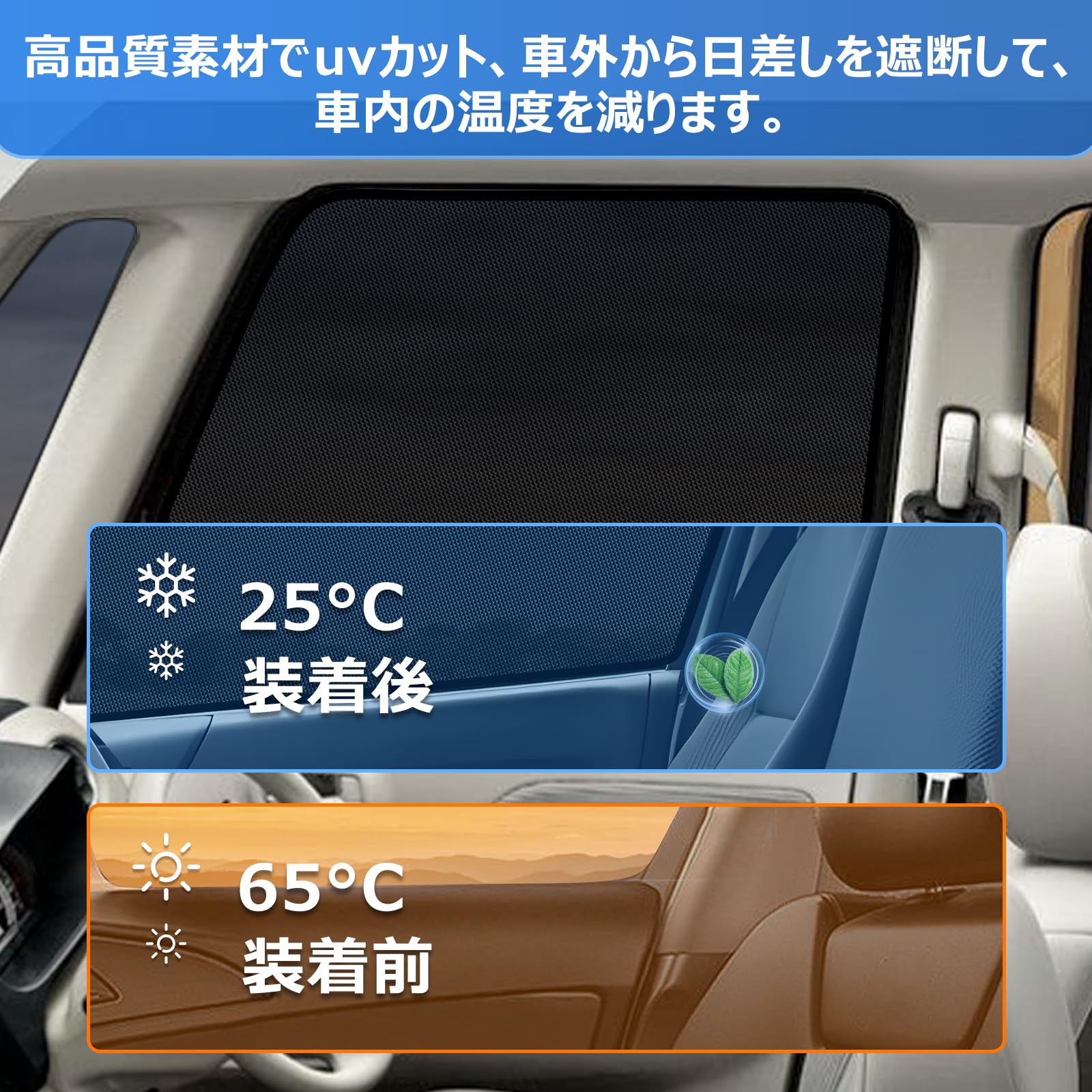 Amazon | BLUESEATEC ホンダ N-BOX JF3 JF4系 2代目 遮光 メッシュ