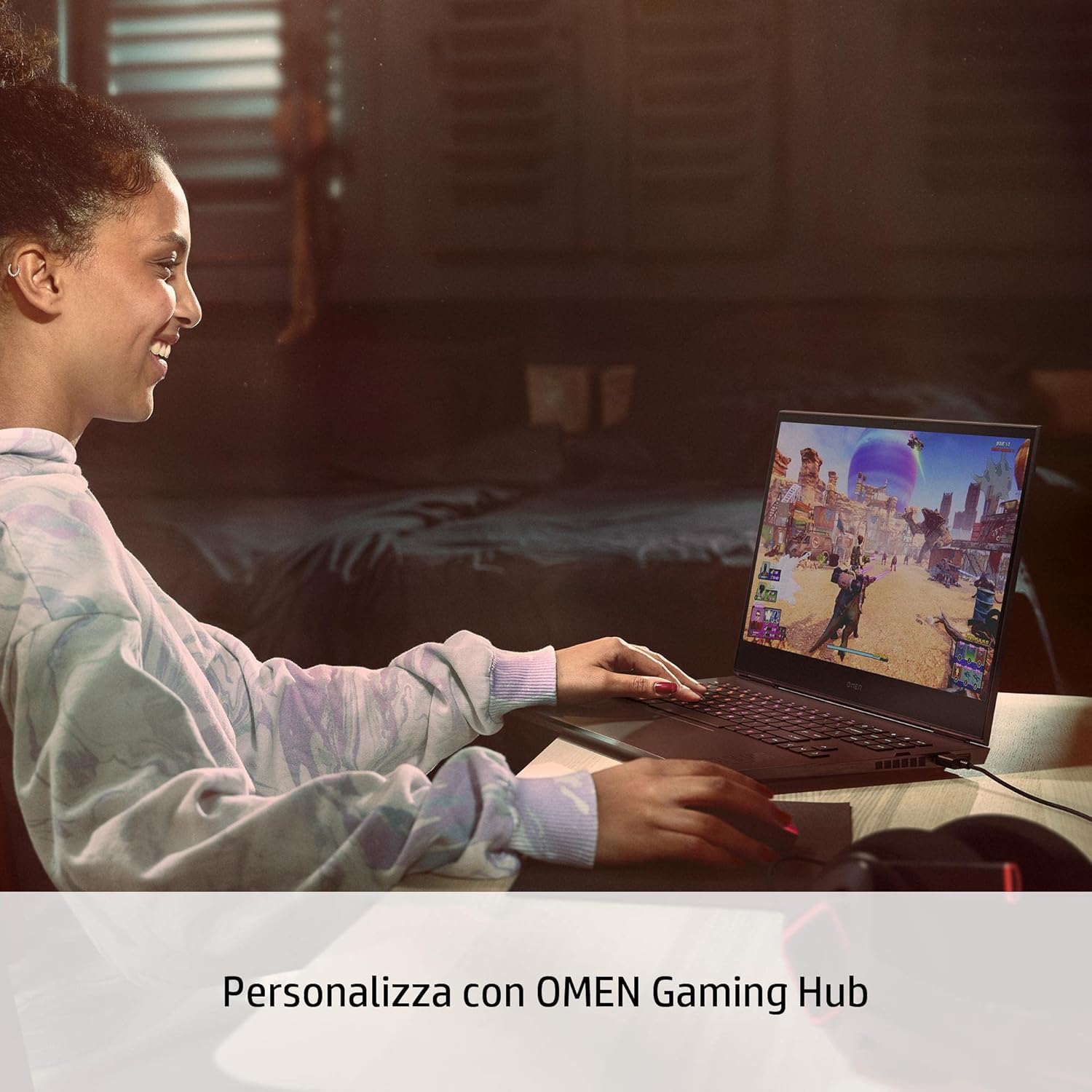 HP - Gaming OMEN 16-C0004SL Notebook, AMD Ryzen 7 5800H, 16GB Ram DDR4, 512GB SSD NVMe PCIe, Display 16,1 FHD 144Hz IPS, Grafica AMD Radeon RX 6600M 8GB di GDDR6, Wi-Fi 6, Windows 11 Home, Nero HP - Gaming OMEN 16-C0004SL Notebook, AMD Ryzen 7 5800H, 16GB Ram DDR4, 512GB SSD NVMe PCIe, Display 16,1 FHD 144Hz IPS, Grafica AMD Radeon RX 6600M 8GB di GDDR6, Wi-Fi 6, Windows 11 Home, Nero