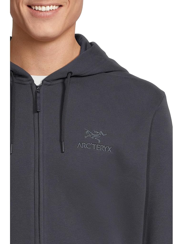 Black Arc'teryx Emblem Fleece Full-Zip Hoody