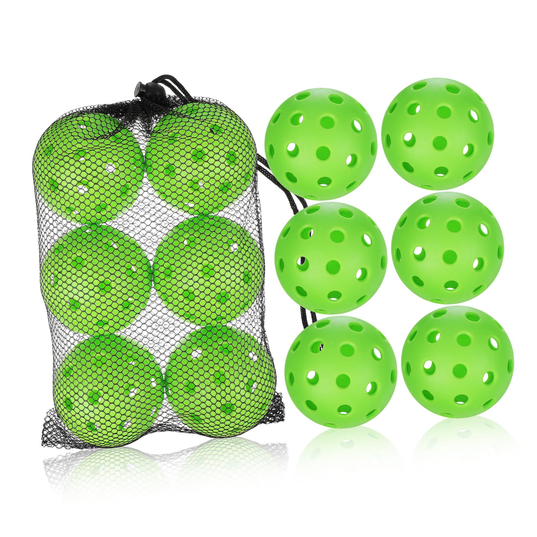Hemoton 12 Pcs Hollow Practice Balls for Hitting Training Baseballs for Use Lightweight with Enhanced Visibility for Skill Development