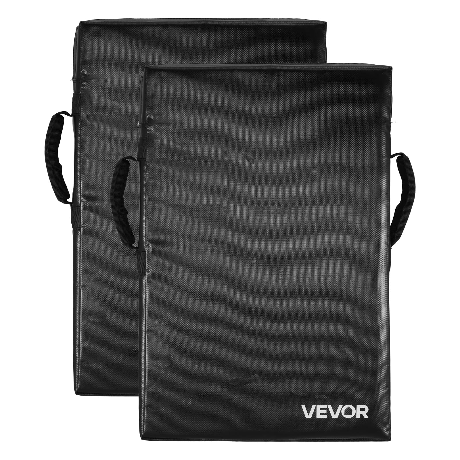 VEVOR Bouclier de Percussion de Rugby 60x40,5 cm 2PCs, Matériels d’Entraînement de Football Américain en Éponge Haute Densité, Coussinets de Blocage avec Poignées, Équipement pour Hockey, Crosse