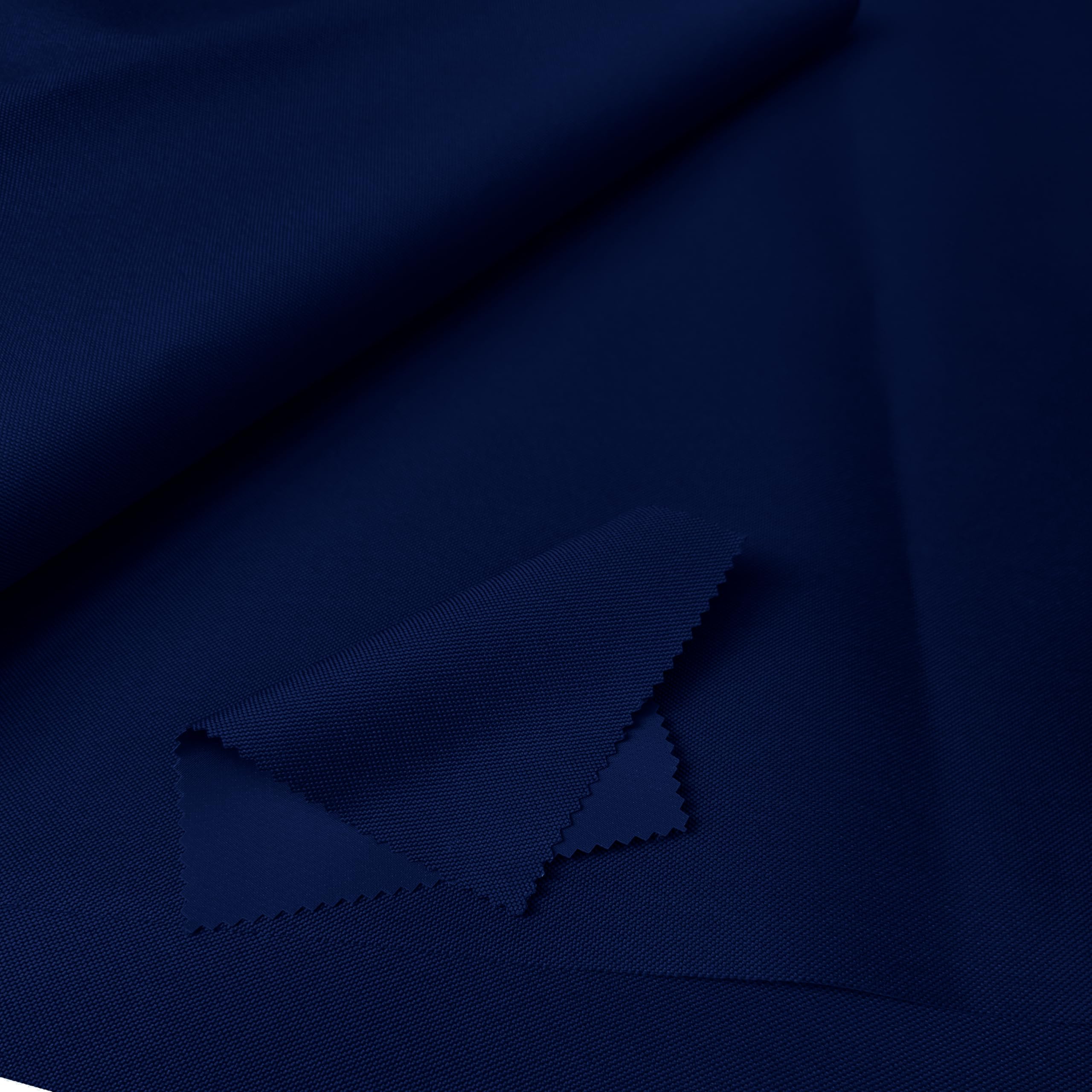 600D Waterproof Polyester Fabric with PVC Coating – 150cm Wide – Heavy Duty Canvas Material for Campervan, Outdoor Upholstery – Sold by The Metre (Navy)