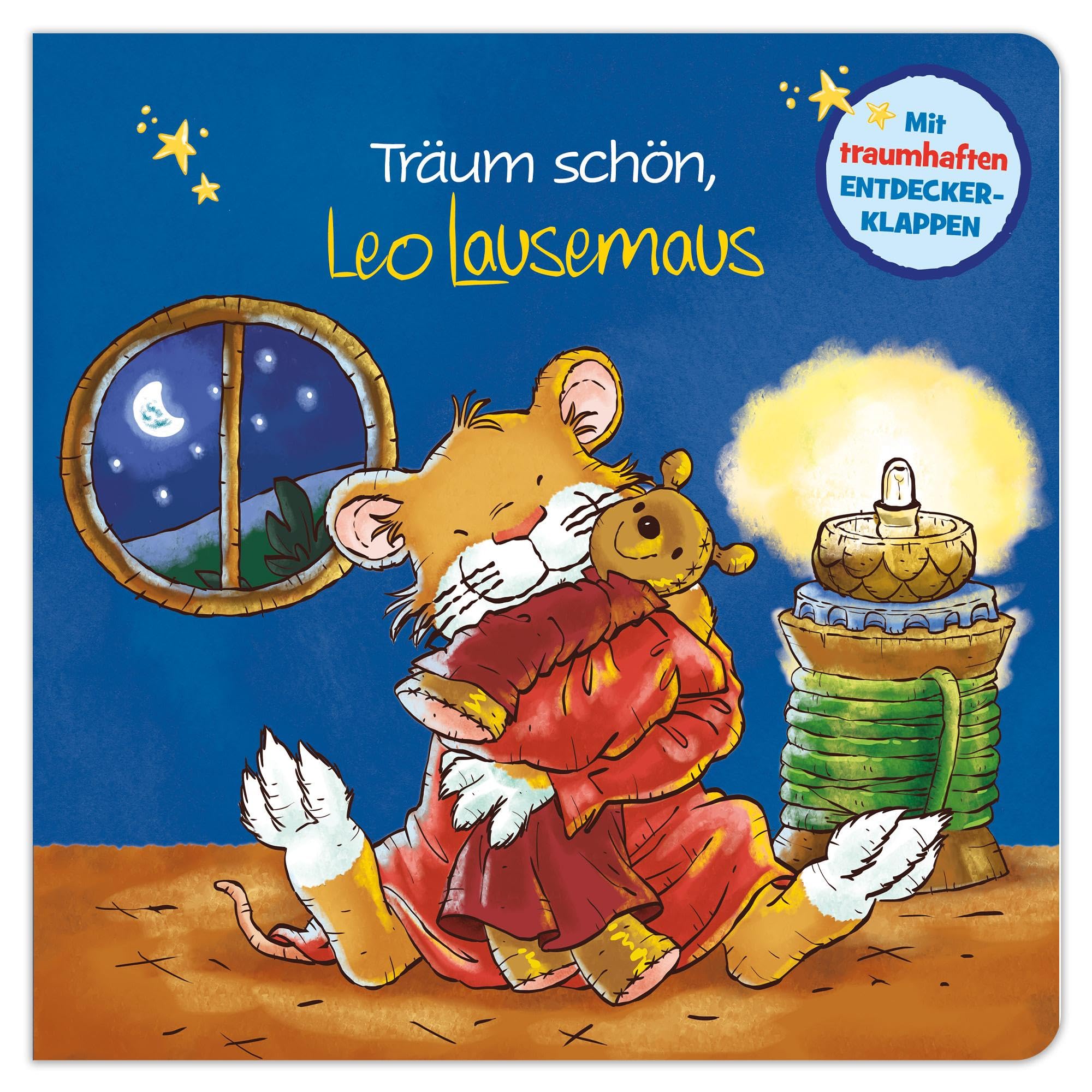 Leo Lausemaus Interaktives Pappbuch Träum schön, Leo Lausemaus! – Ein Einschlafritual für kleine Träumer