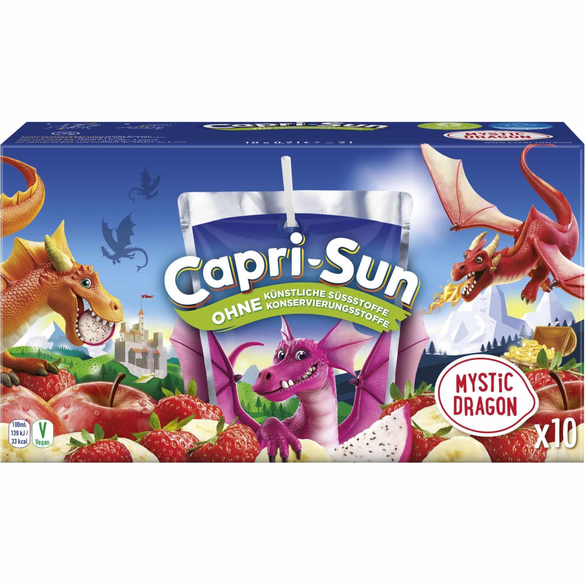 usy Bundle für Capri Sun Mystic Dragon 3er Pack (30x200ml Packung) + usy Block
