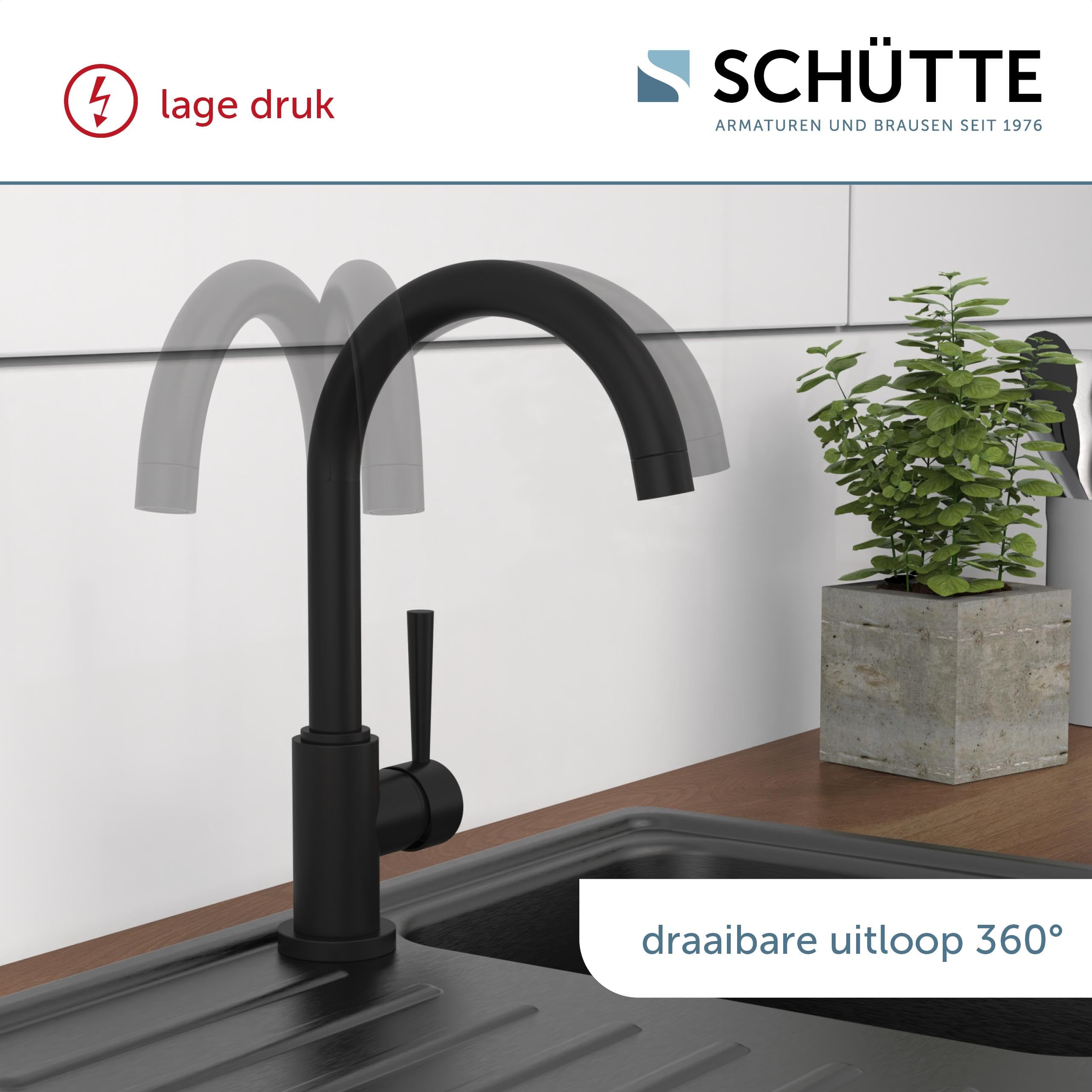 SCHÜTTE Cornwall Design Keukenkraan voor