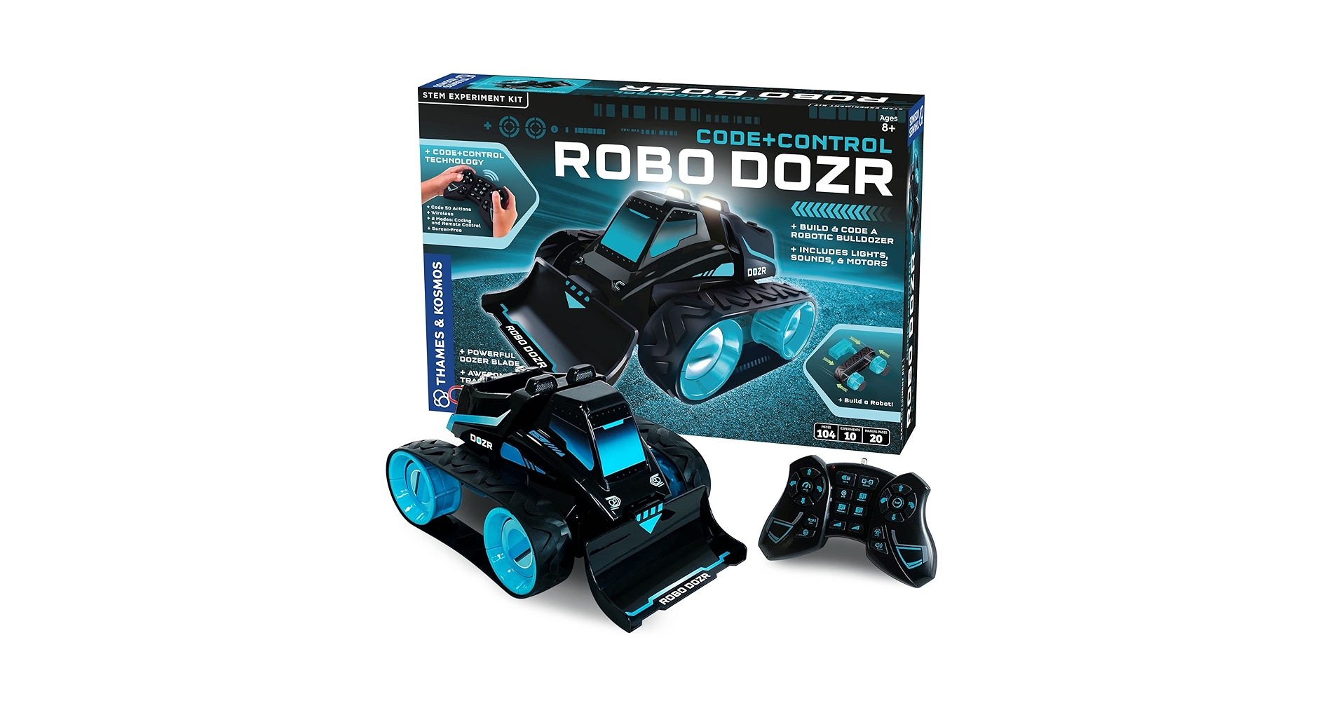 Amazon.com: Thames & Kosmos Code+Control Robo Dozr Engineering