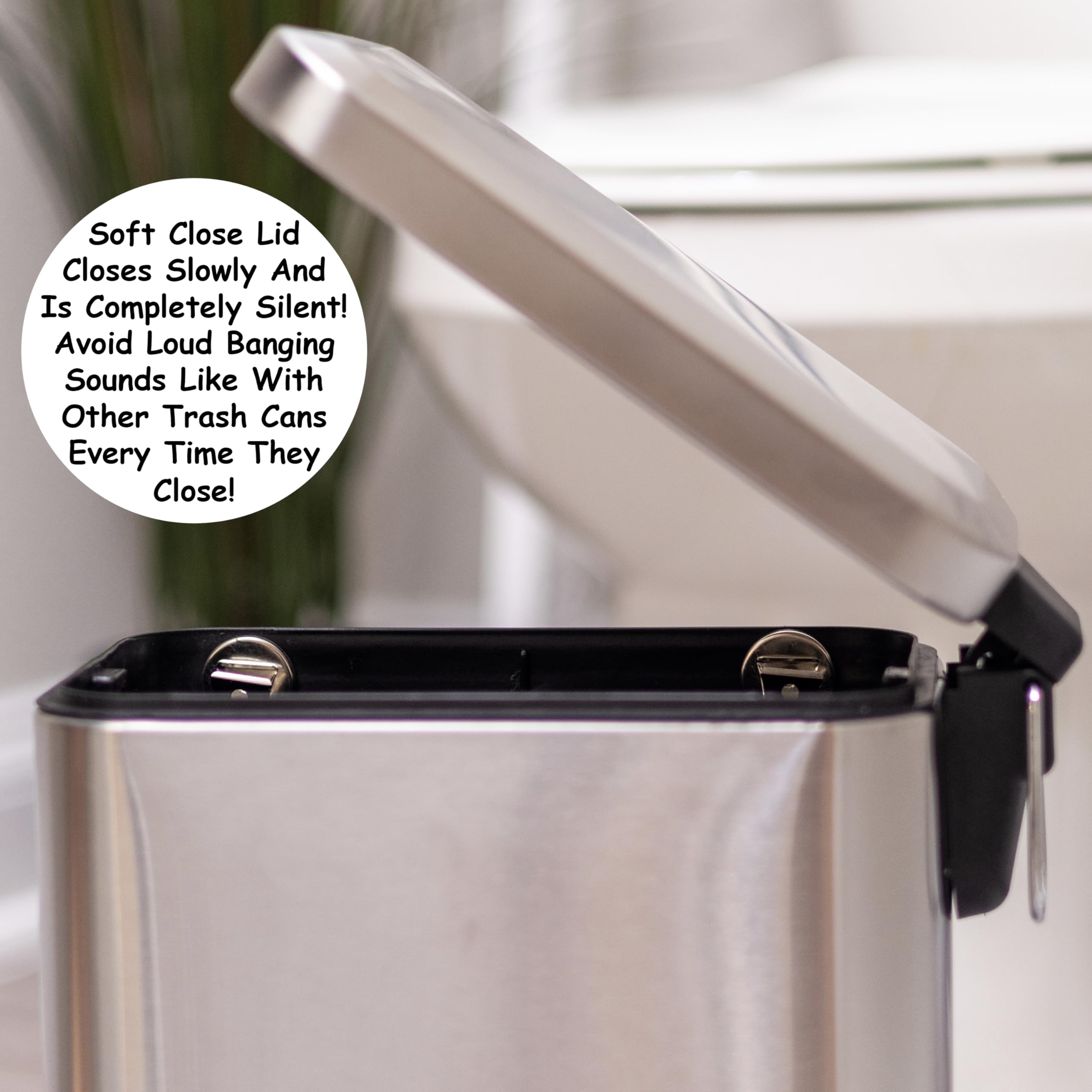 Pattumiera A Pedale MEDLE 5 L In Acciaio