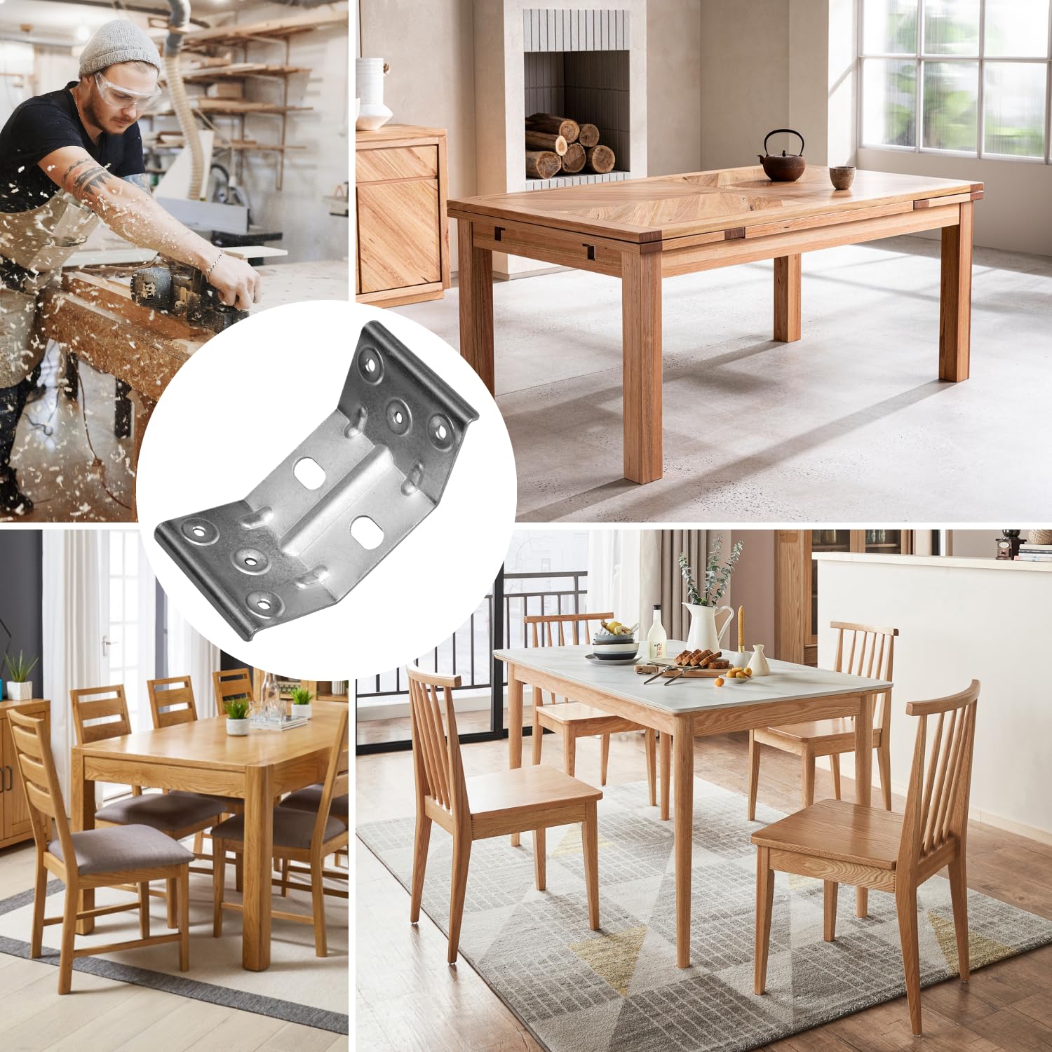 4 Pezzi Unici Per Gioielli, Scatola Regalo, Custodia In Legno - Foto 4