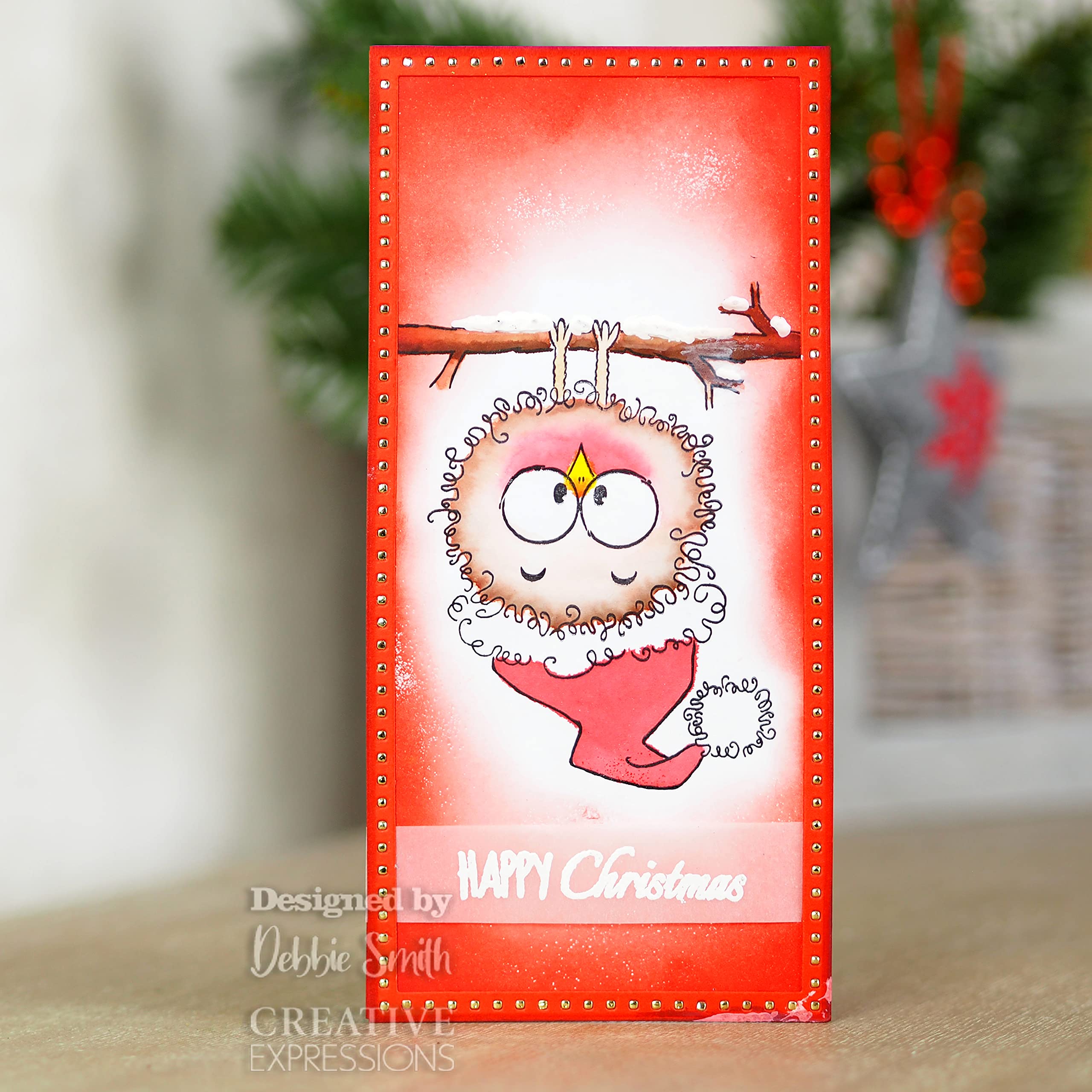 Woodware Jane Gill Clear Magic – Festive Fuzzies – Arbre De