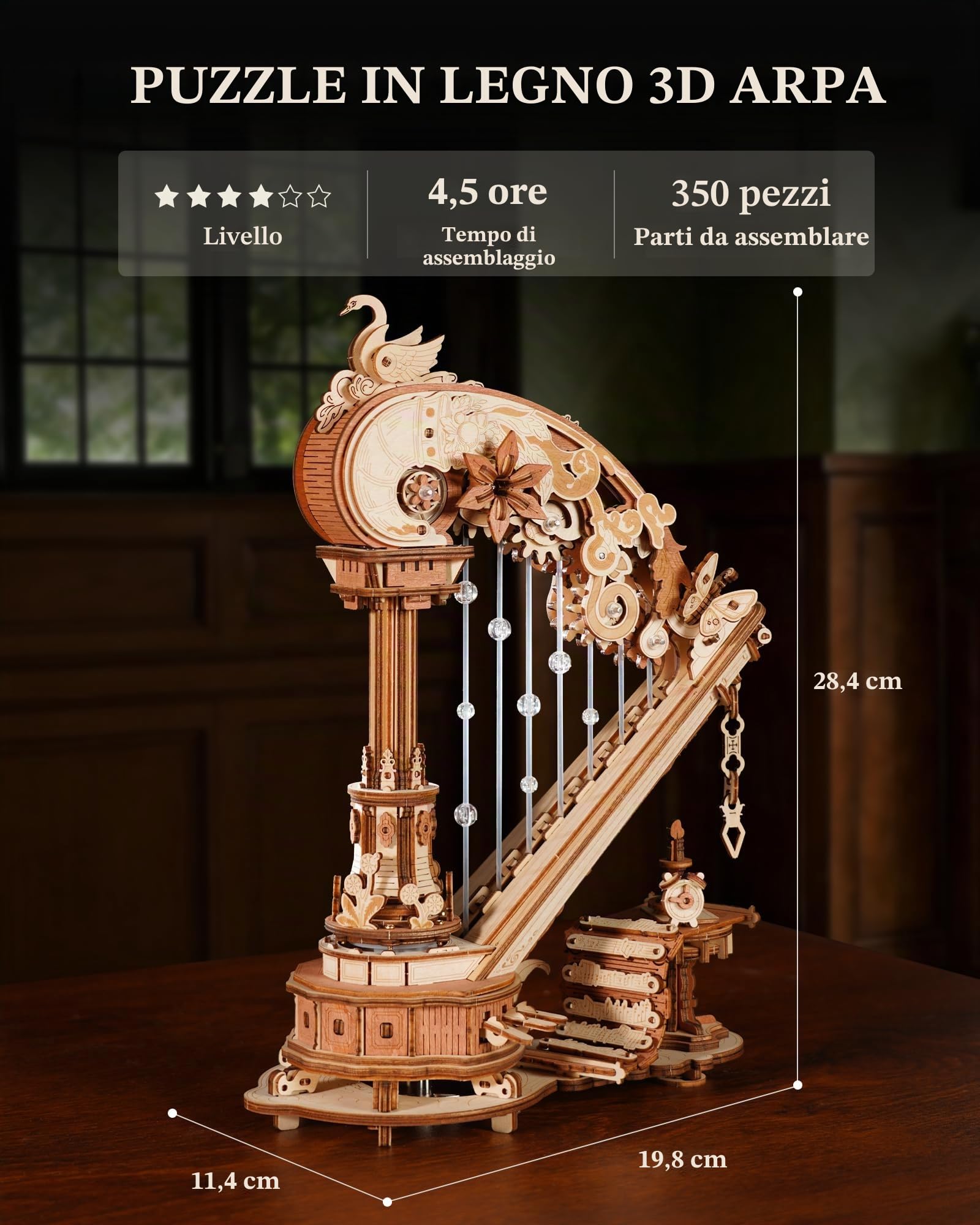 ROBOTIME 3D Puzzle arpa