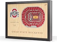 Vista 55 de YouTheFan NCAA Arte de Pared StadiumView de 25 Capas