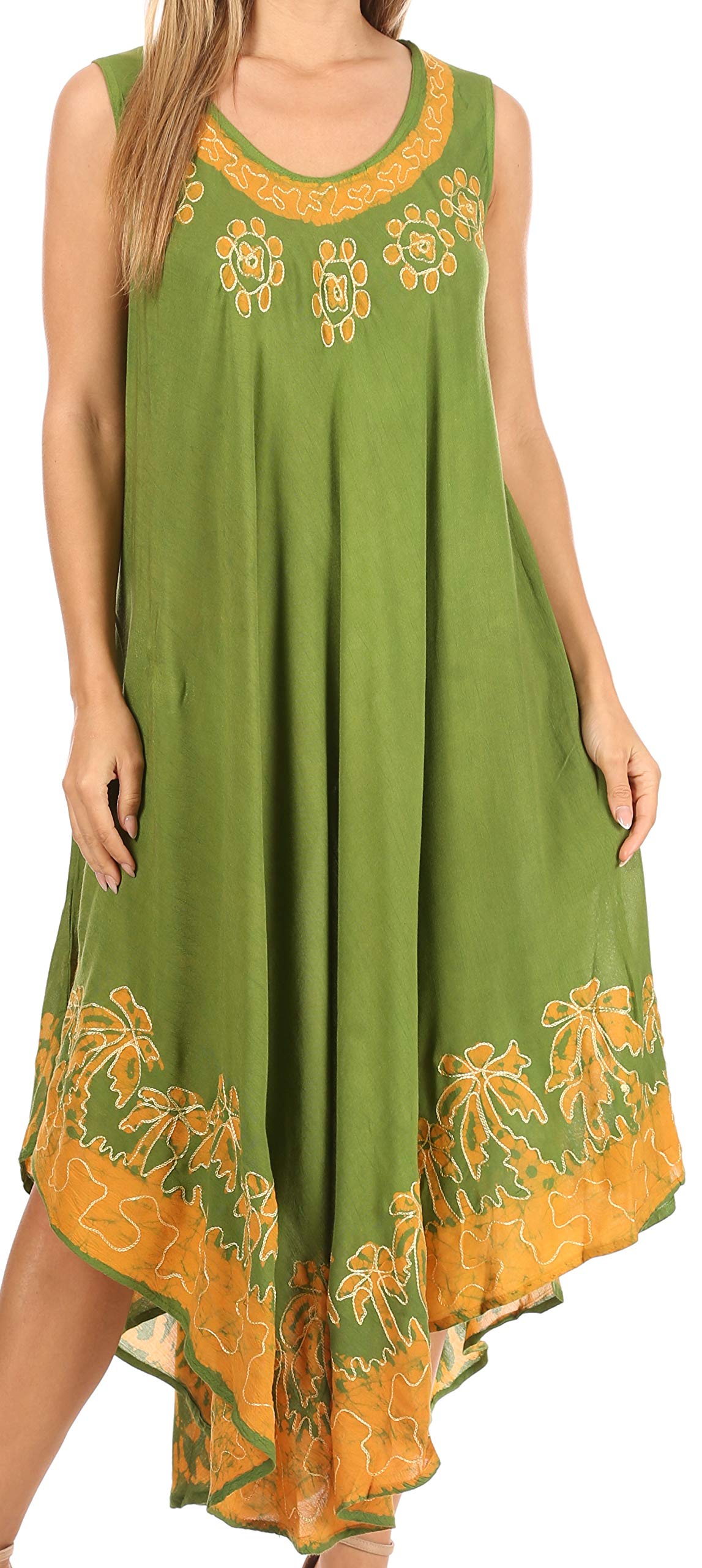 Sakkas Sundari Caftan Tank Dress/Cover Up