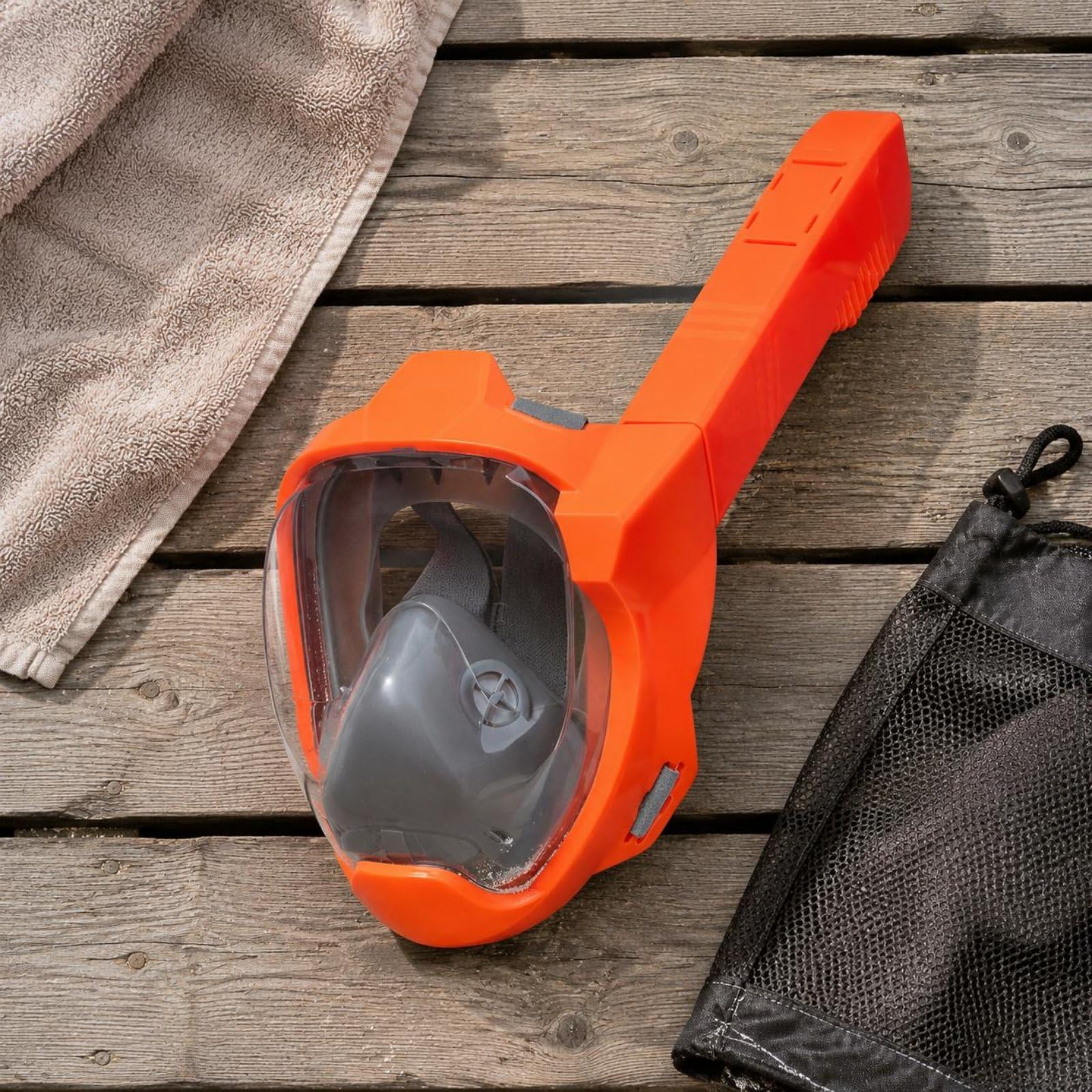 Harilla Máscara de Buceo con Visor Panorámico Gafas de Snorkel de Natación Equipo de Snorkel Sellado Estable y Cómodo para Sesiones Largas Adecuada para