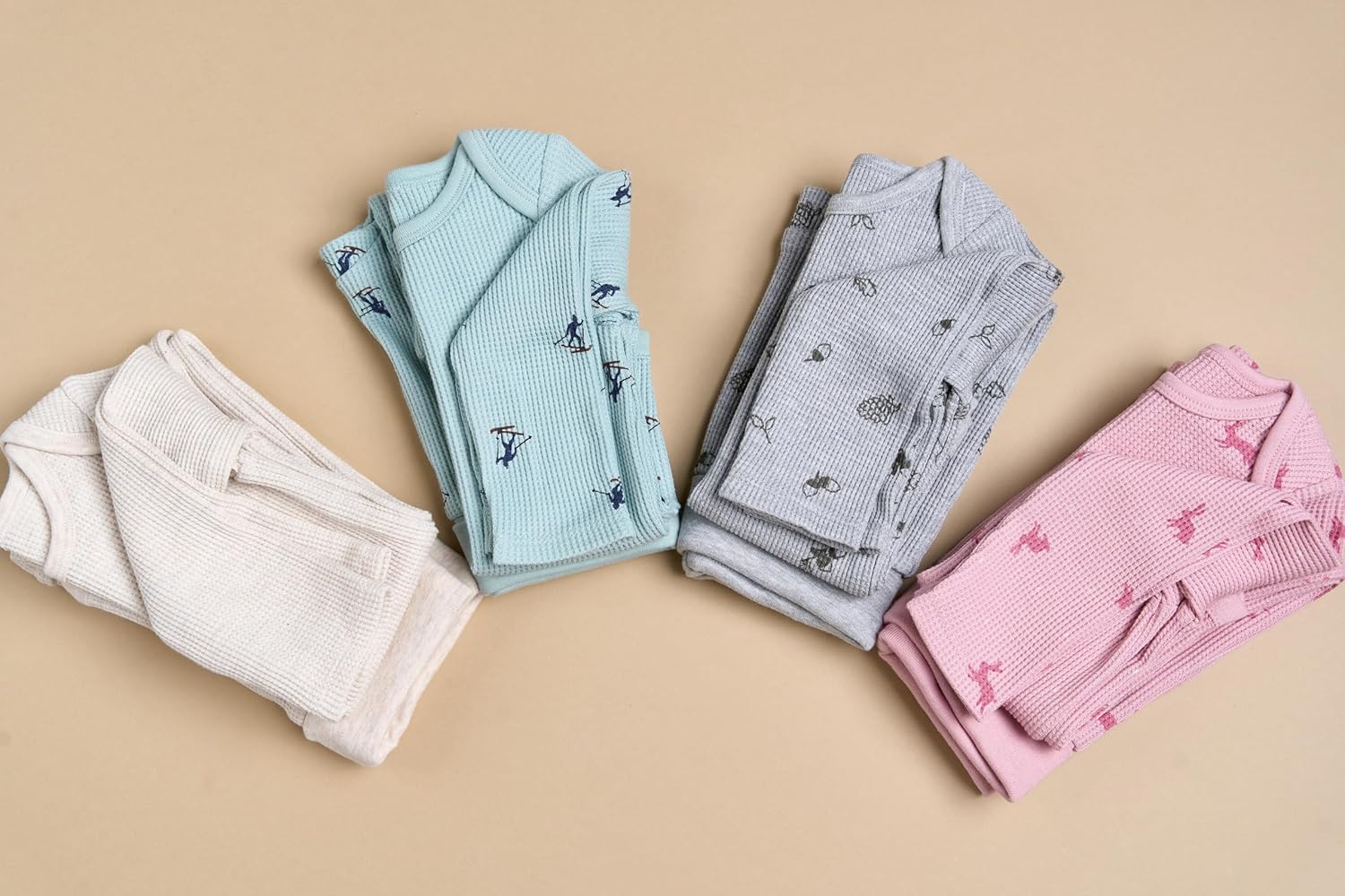 Modern Moments by Gerber Baby Long Sleeve Bodysuit and Pant Set Oatmeal Heather 6-9 Months image 5 of 6 B0D6NSWD98